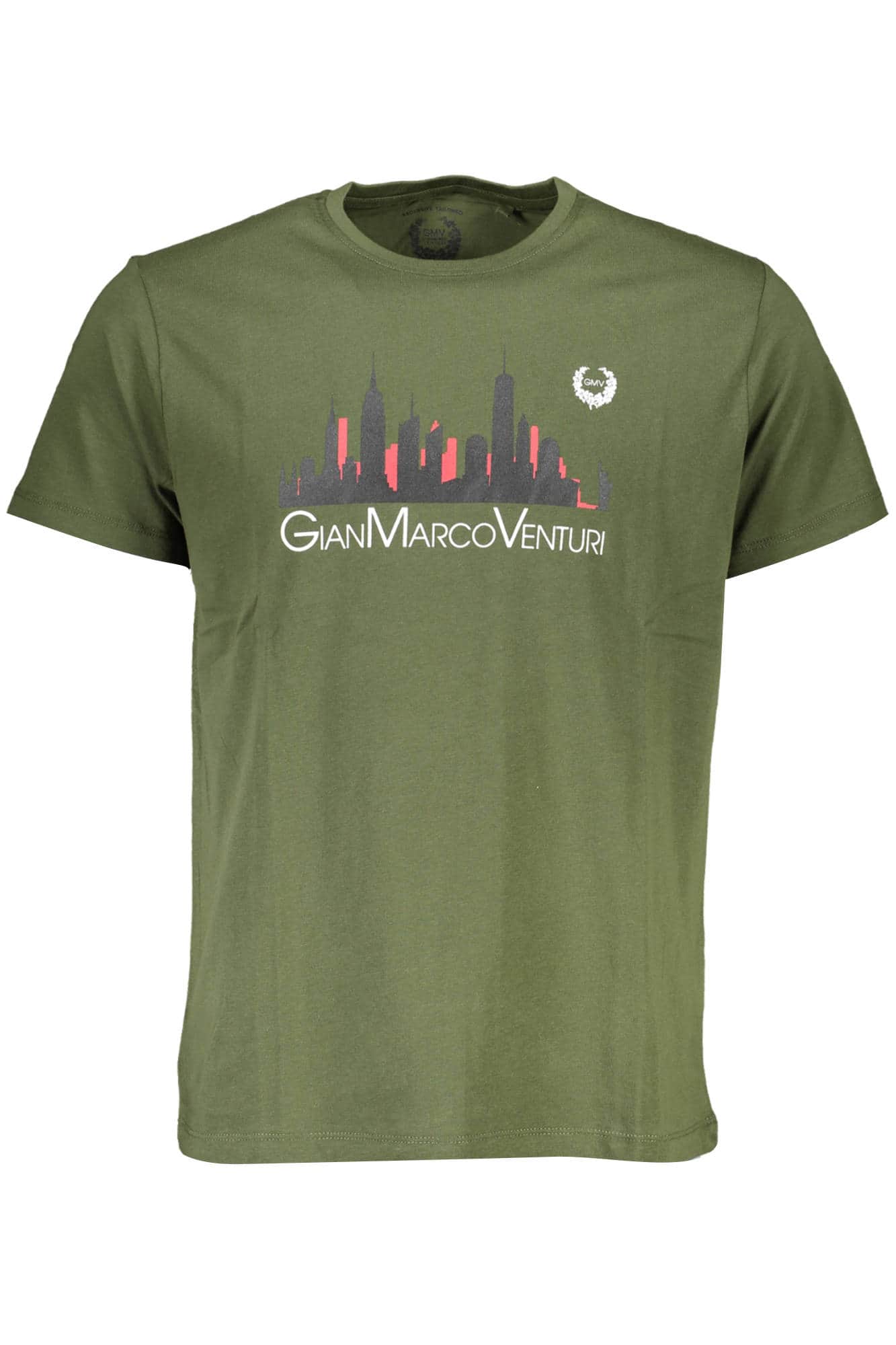 GIAN MARCO VENTURI HEREN'S SHORT SLEEVED T-SHIRT GREEN