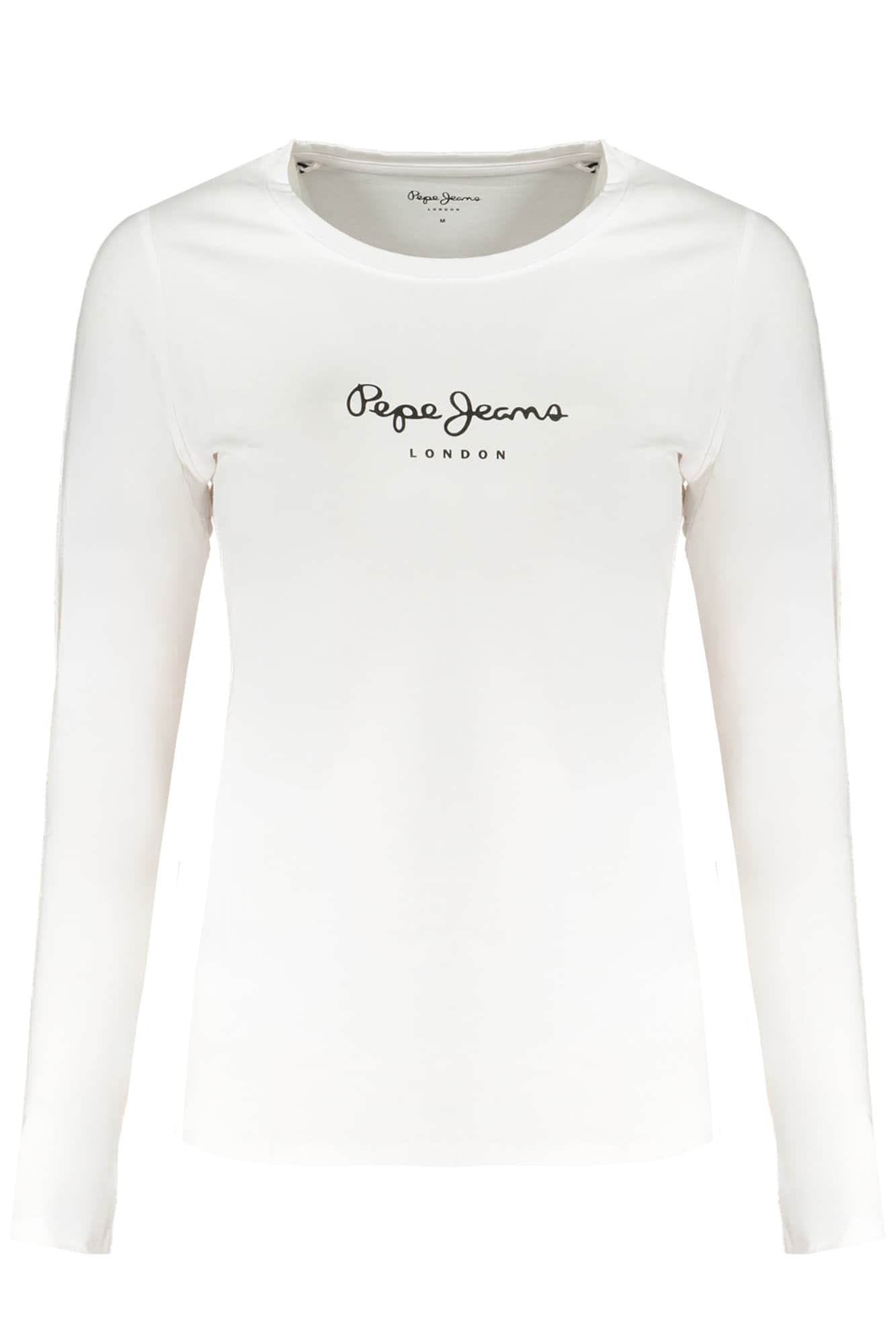 PEPE JEANS DAMES LANGE MOUW T-SHIRT ZWART