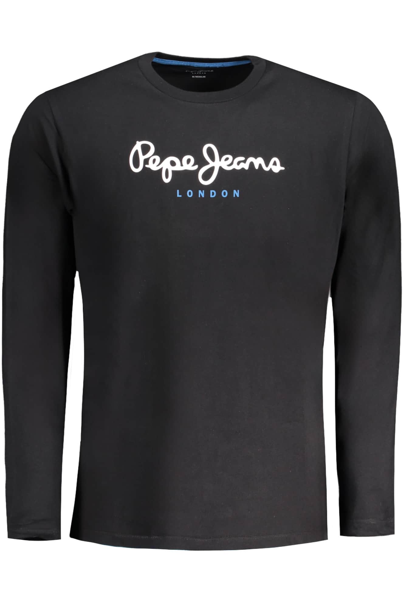 PEPE JEANS HEREN LANGE MOUW T-SHIRT, BLAUW