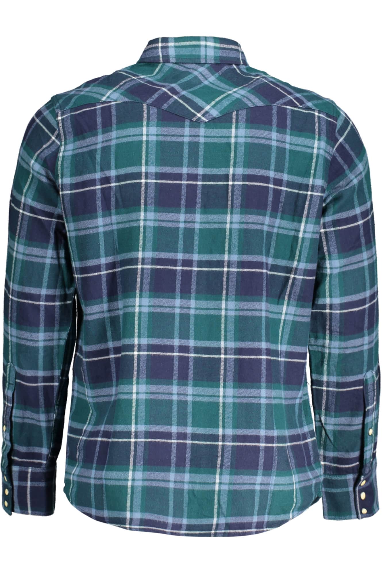 WRANGLER LANGE MOUW SHIRT HEREN GROEN