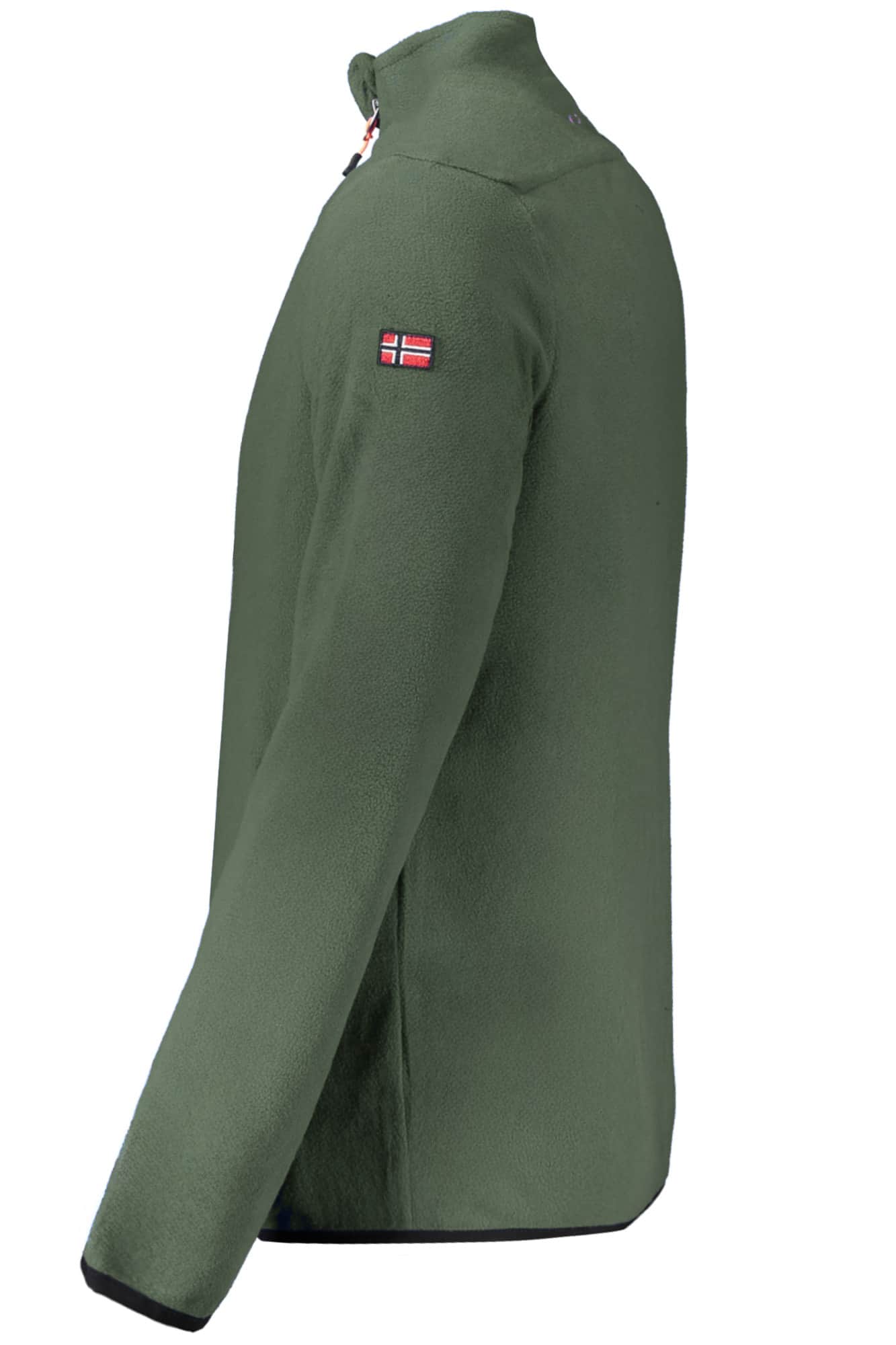 Norway 1963 heren met rits sweater groen