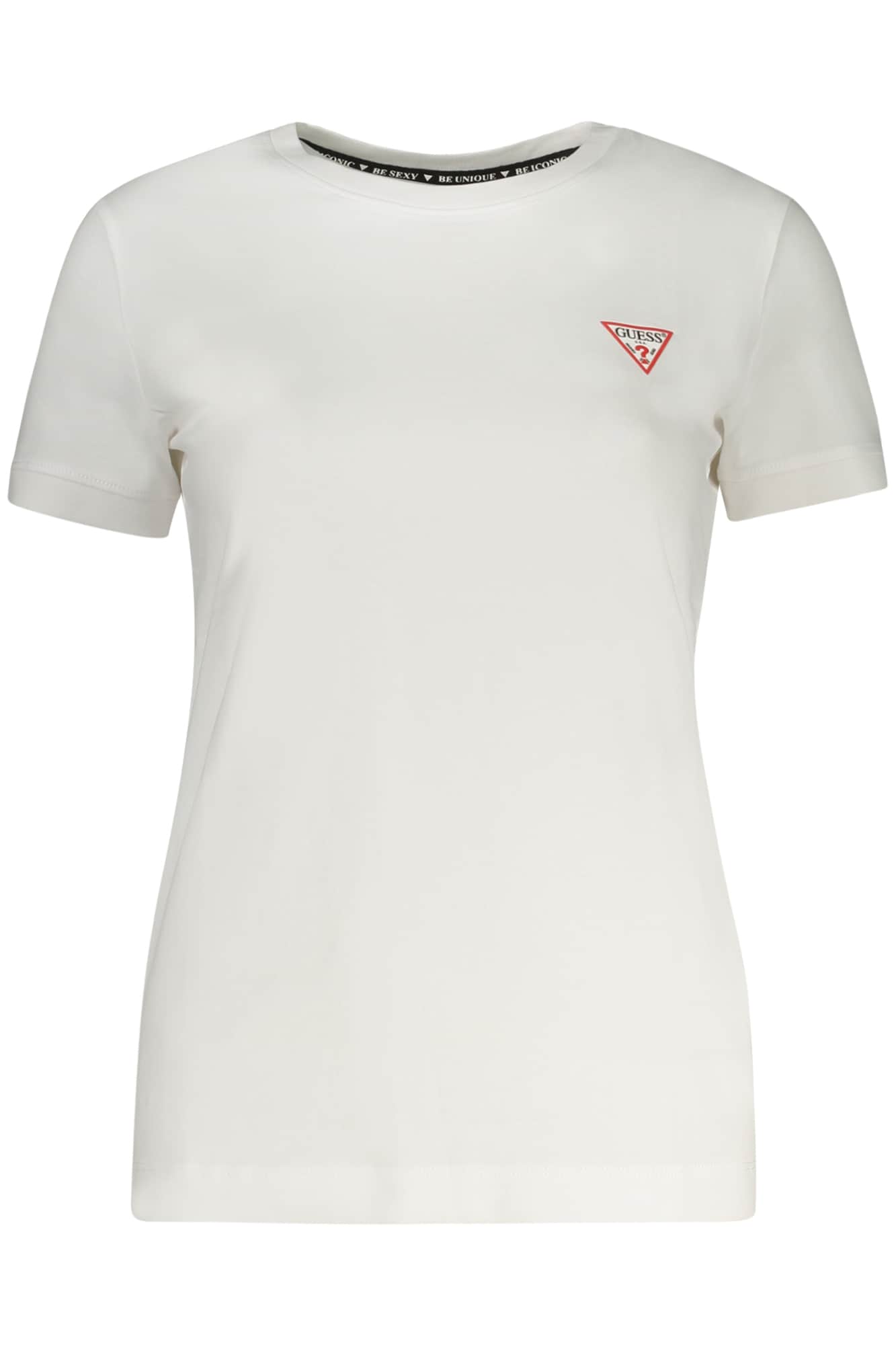 GUESS JEANS DAMES KORTE MOUW T-SHIRT ROZE