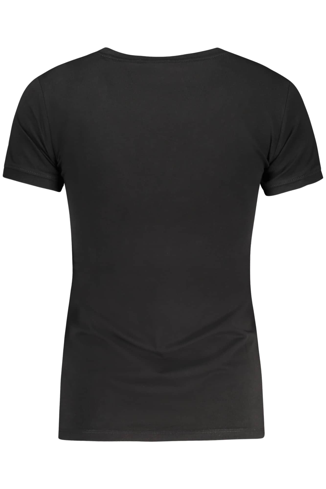 GUESS JEANS KORTE MOUW T-SHIRT DAMES ZWART