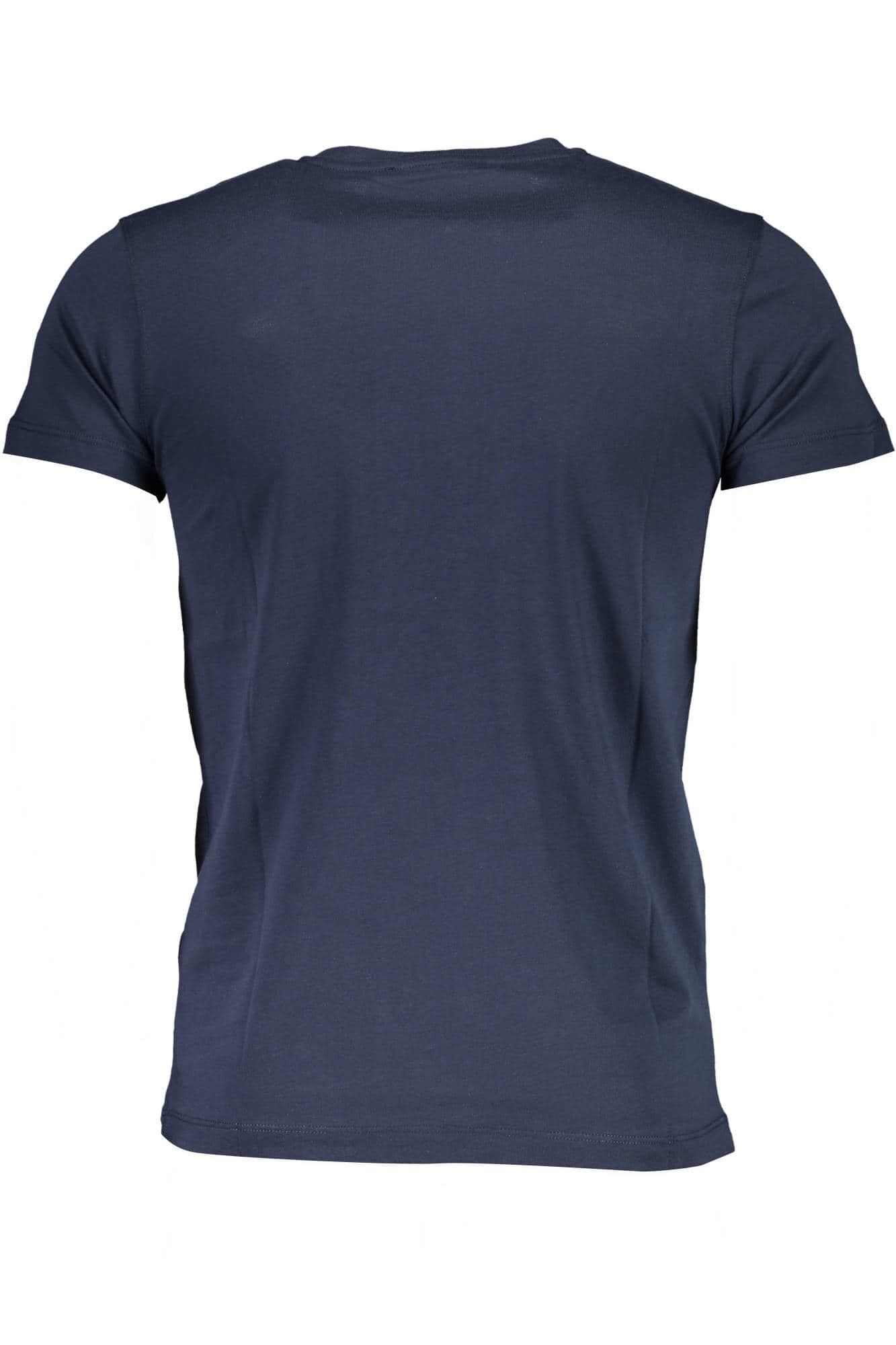 ROBERTO CAVALLI HEREN KORTE MOUW T-SHIRT BLAUW