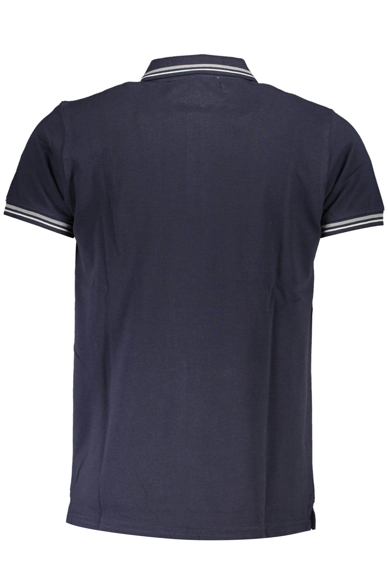 CAVALLI CLASS POLO KORTE MOUW HEREN BLAUW