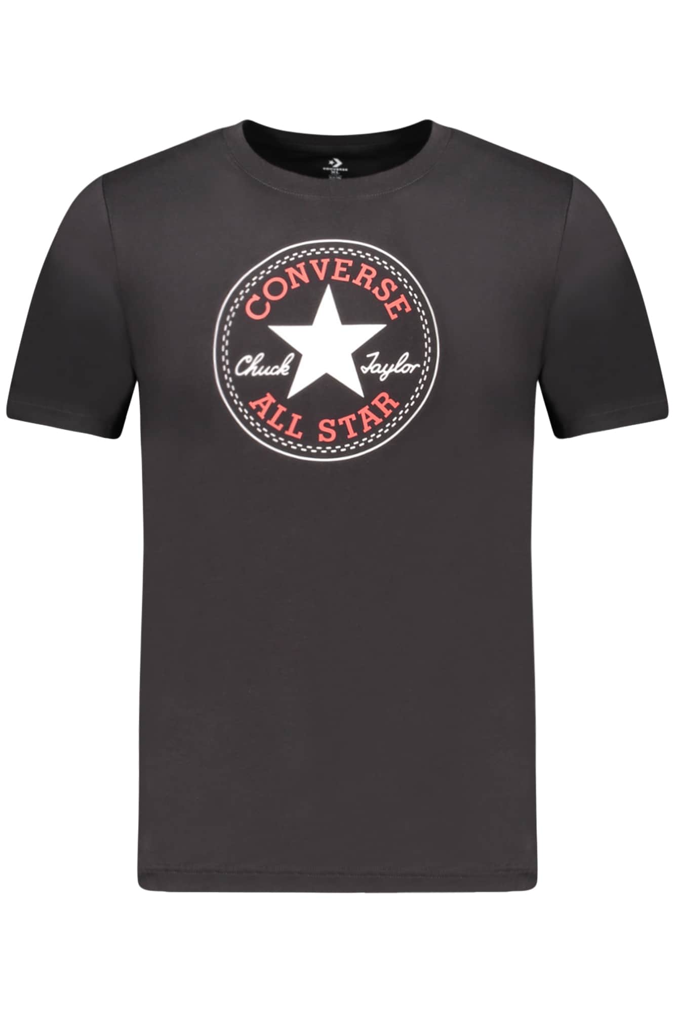 Converse Kinder Korte Mouw T-Shirt, Zwart