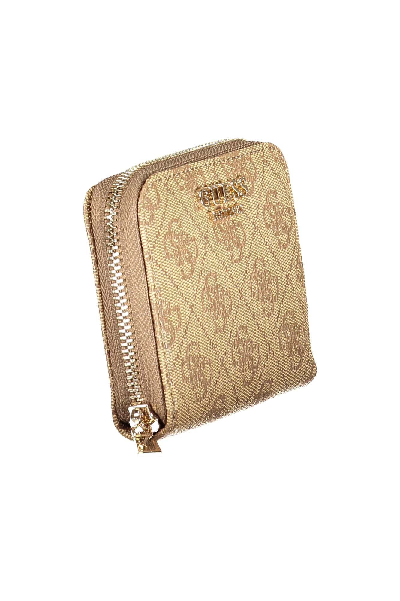 GUESS JEANS DAMES BEIGE PORTEMONNEE
