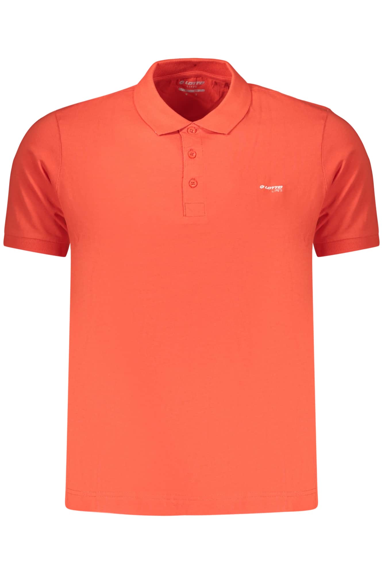 LOTTO HEREN KORTE MOUW POLO, ROOD
