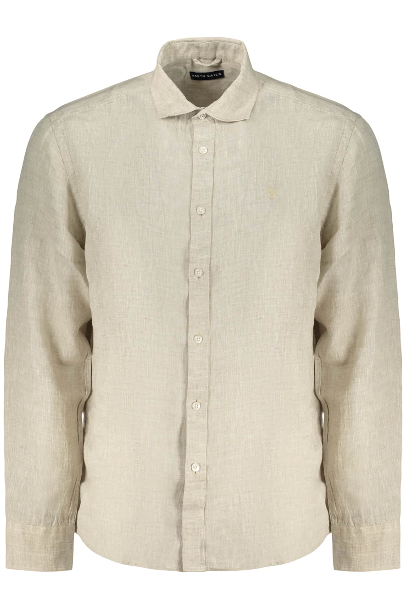 NORTH SAILS HEREN KORTE MOUW SHIRT, BEIGE