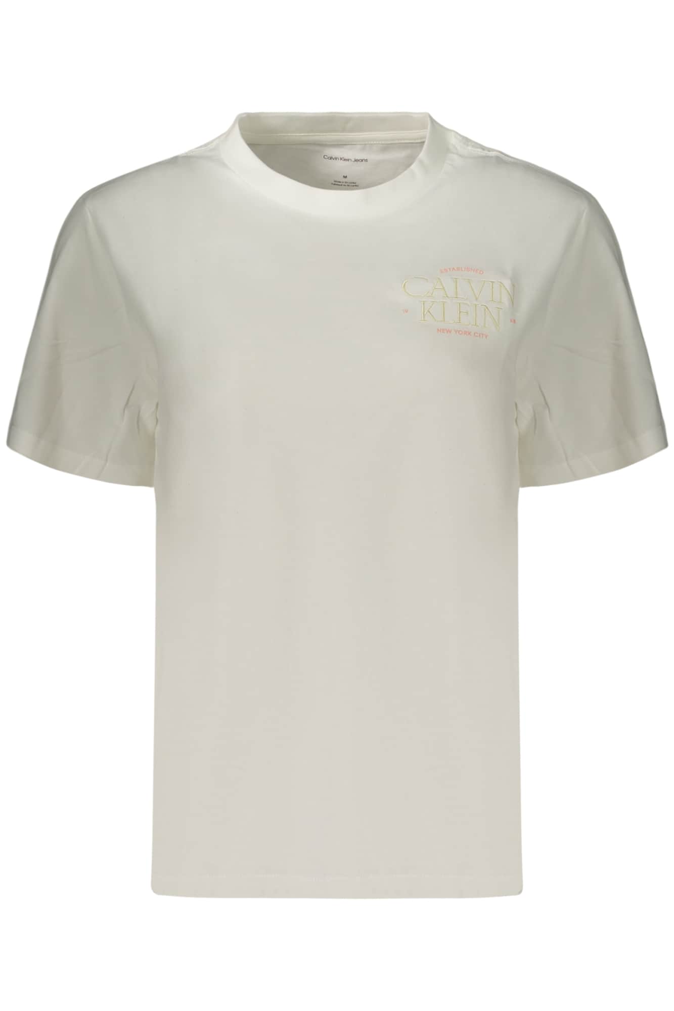 CALVIN KLEIN DAMES KORTE MOUW T-SHIRT GRIJS