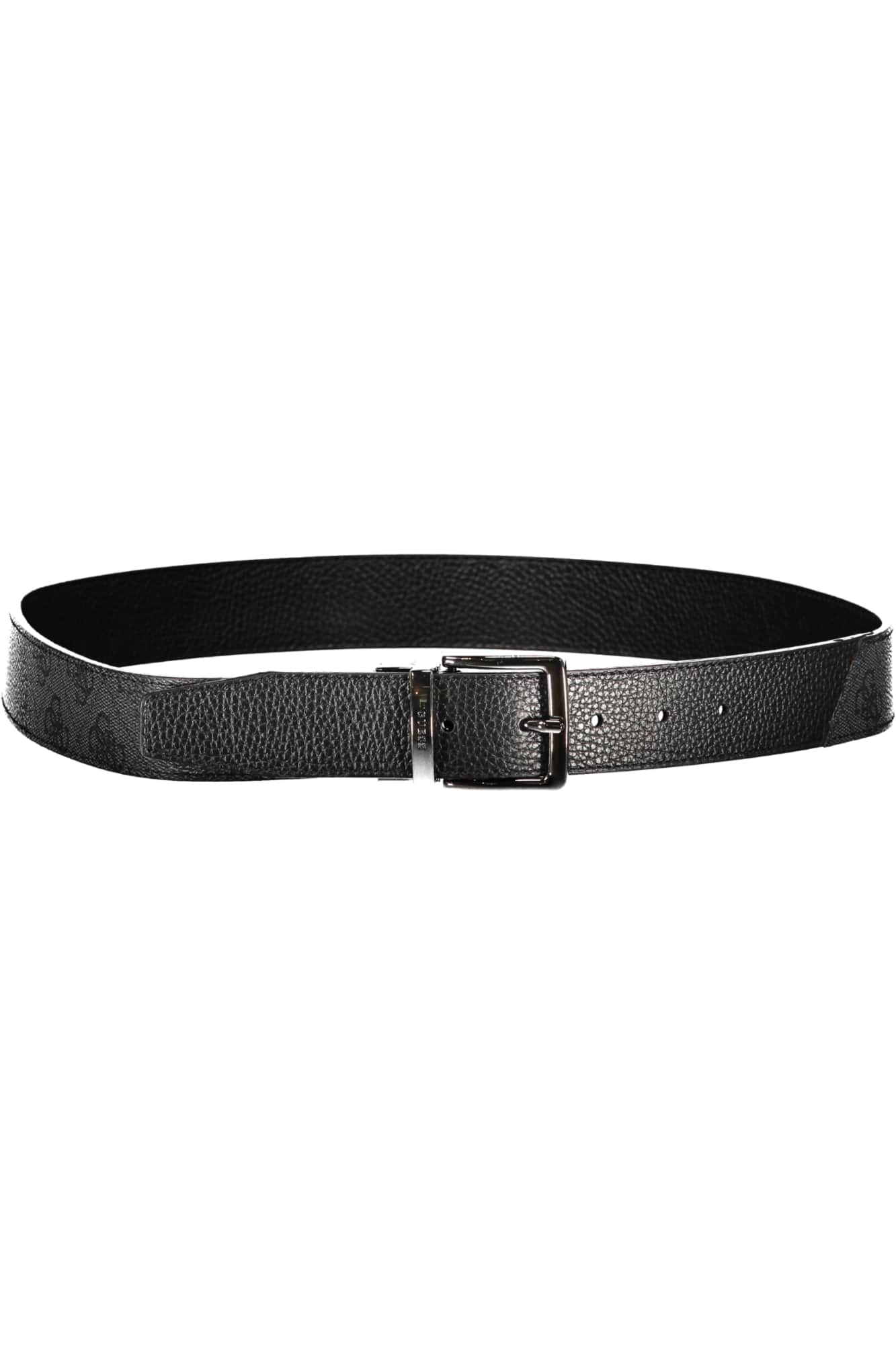 GUESS JEANS HEREN GRIJS LEER RIEM
