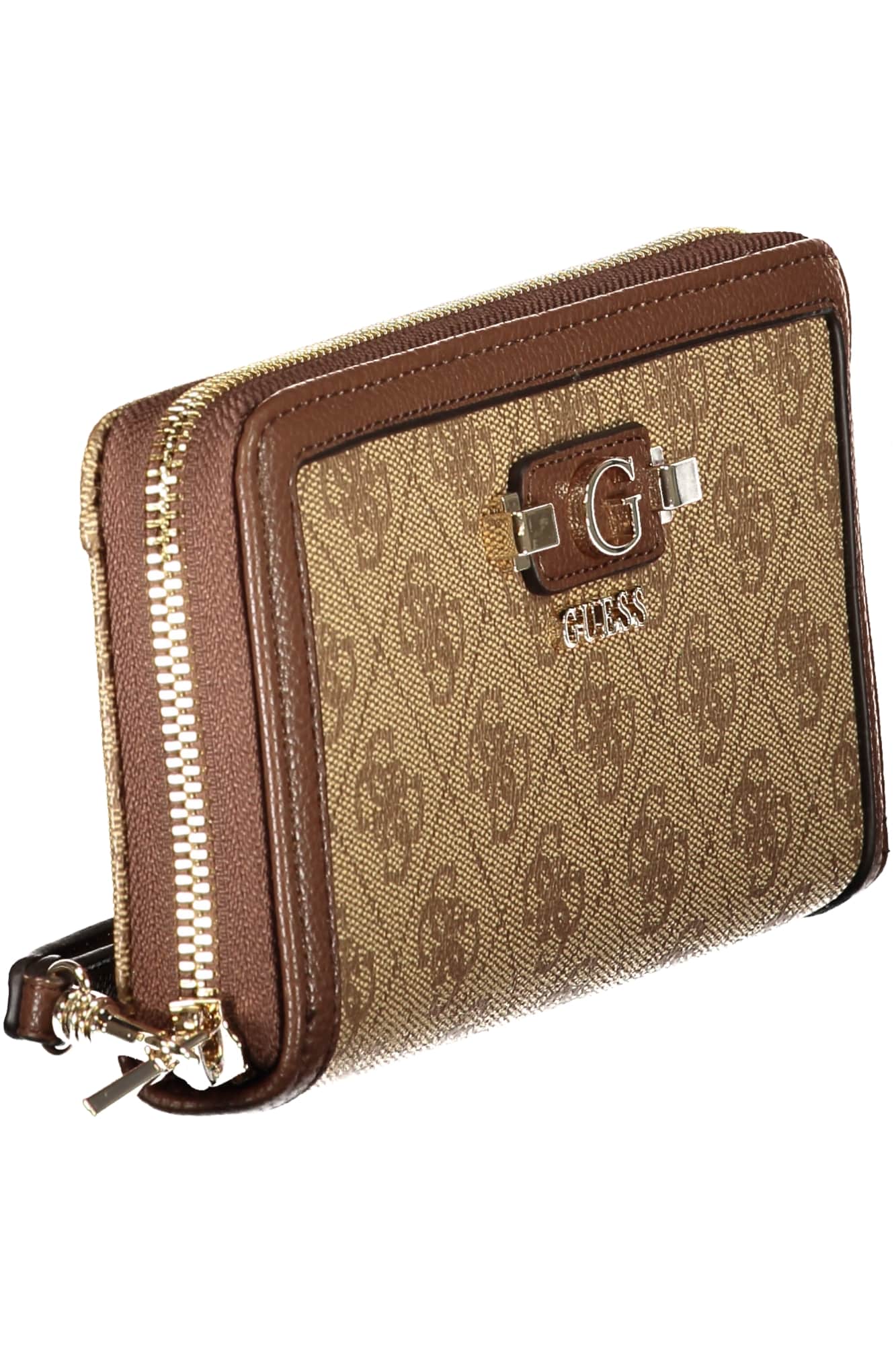 GUESS JEANS DAMES BEIGE PORTEMONNEE