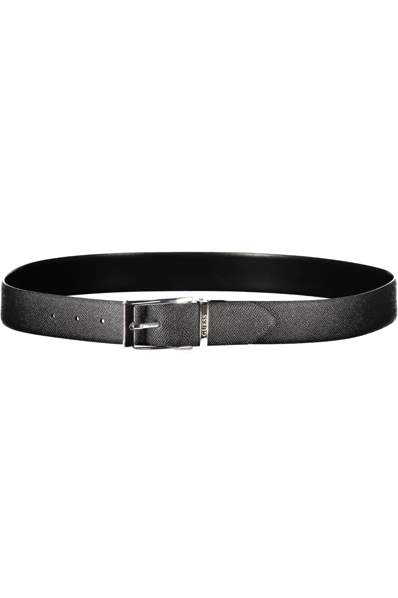 GUESS JEANS HEREN ZWART LEER RIEM