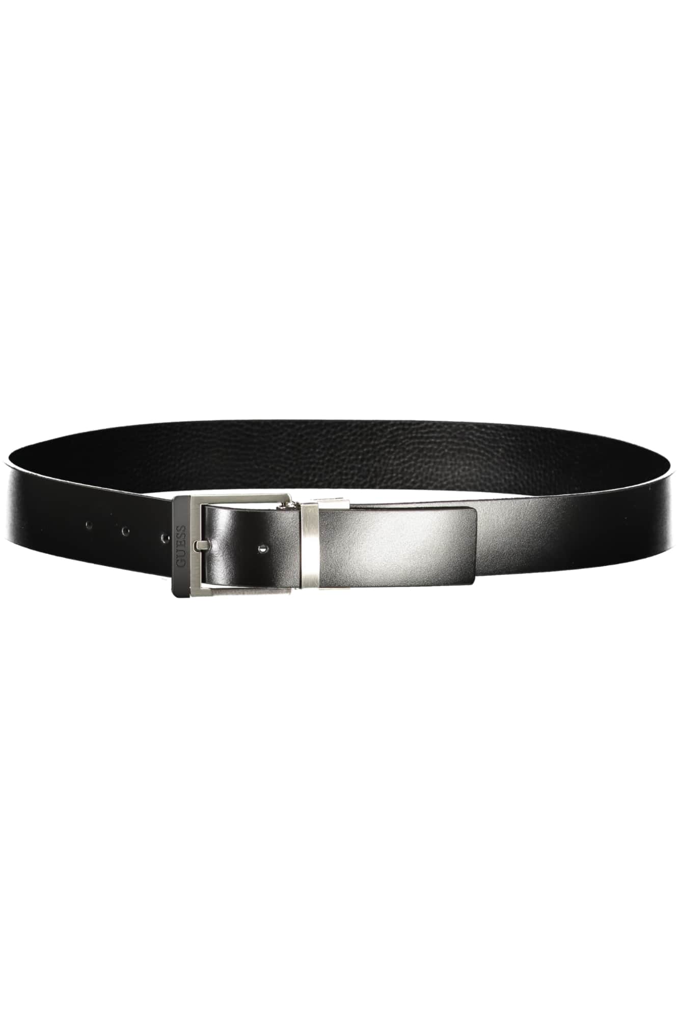 GUESS JEANS HEREN ZWART LEER RIEM