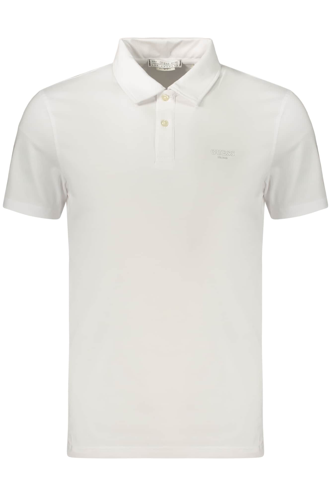 GUESS JEANS HEREN KORTE MOUW POLO, BLAUW
