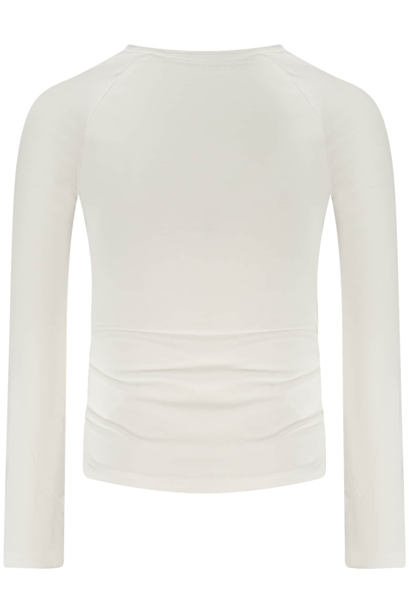GUESS JEANS LANGE MOUW T-SHIRT VOOR MEISJES, ZWART