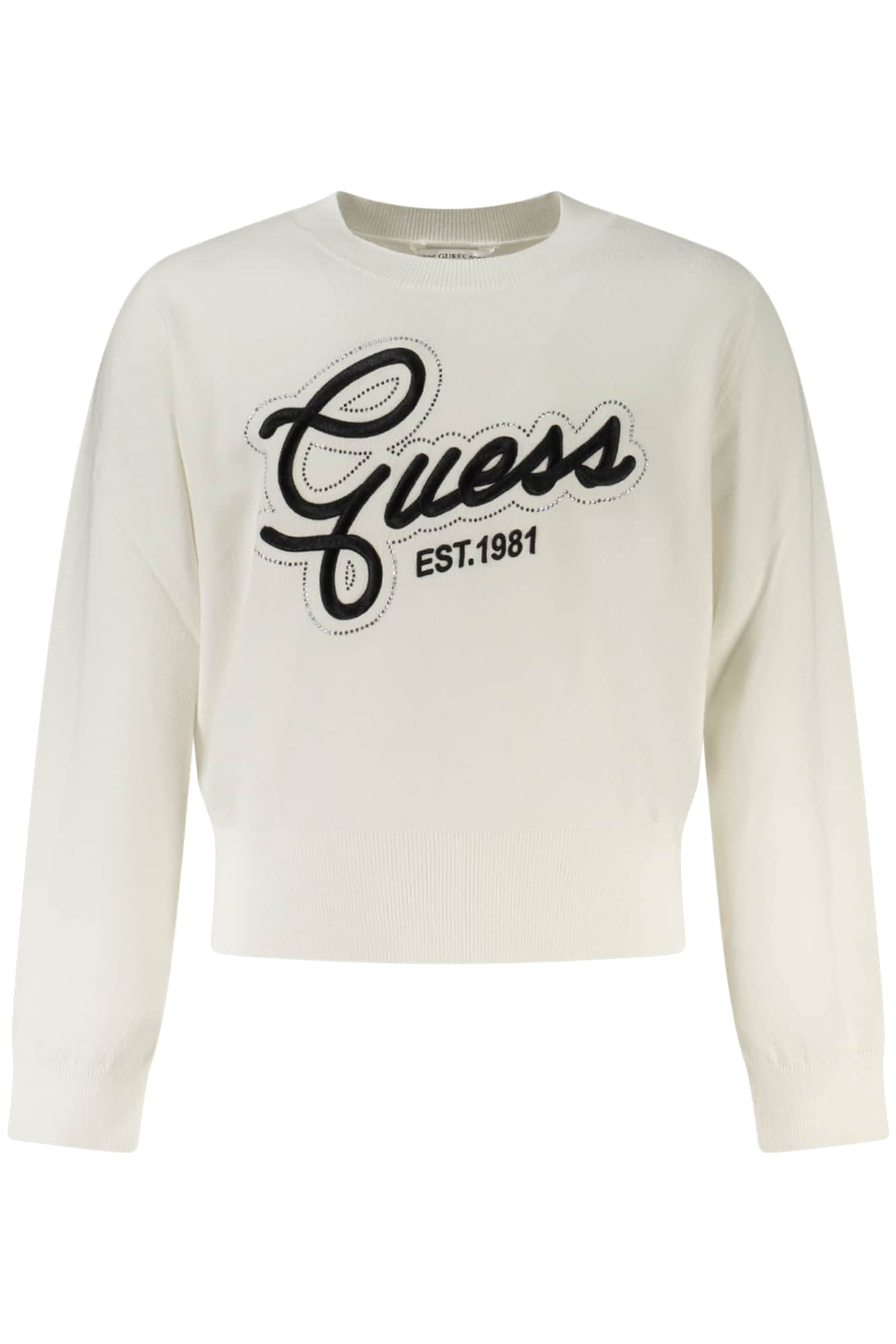 GUESS JEANS ZWART SWEATER VOOR MEISJES