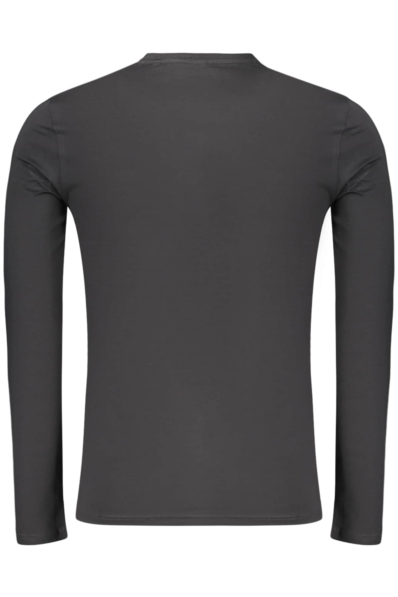 GUESS JEANS HEREN LANGE MOUW T-SHIRT ZWART