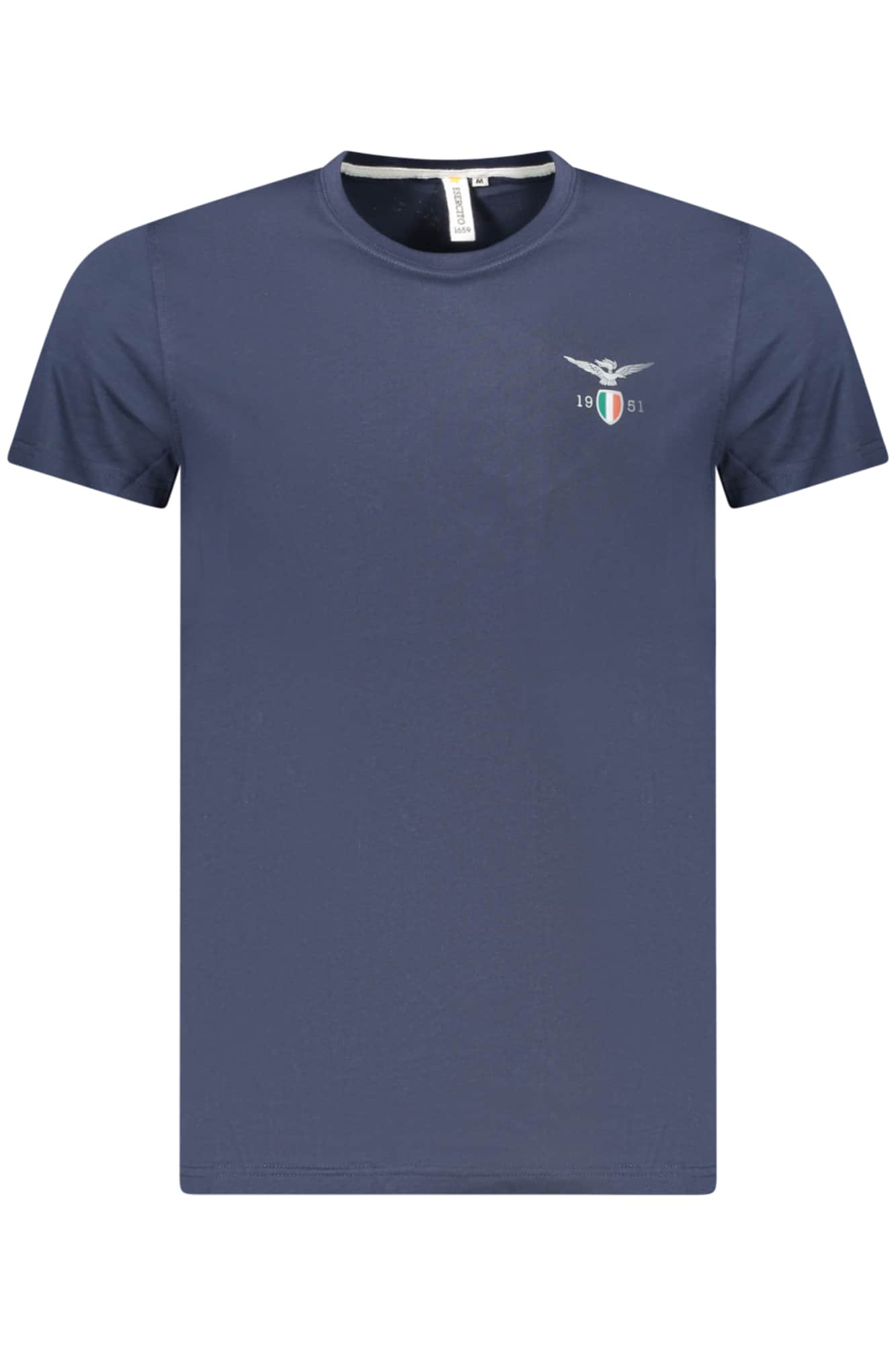 Military academy heren korte mouw t-shirt wit