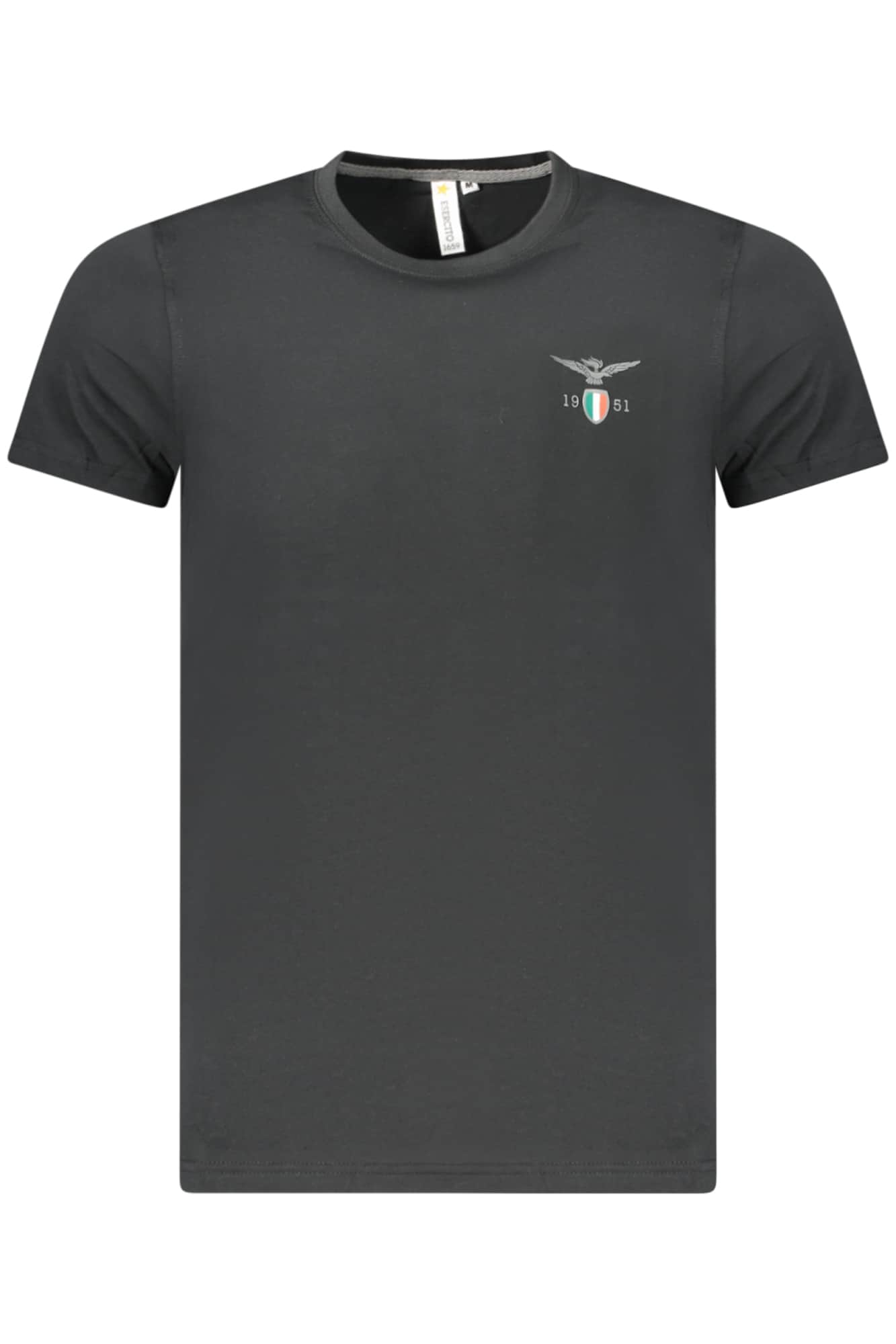 Military academy heren korte mouw t-shirt wit