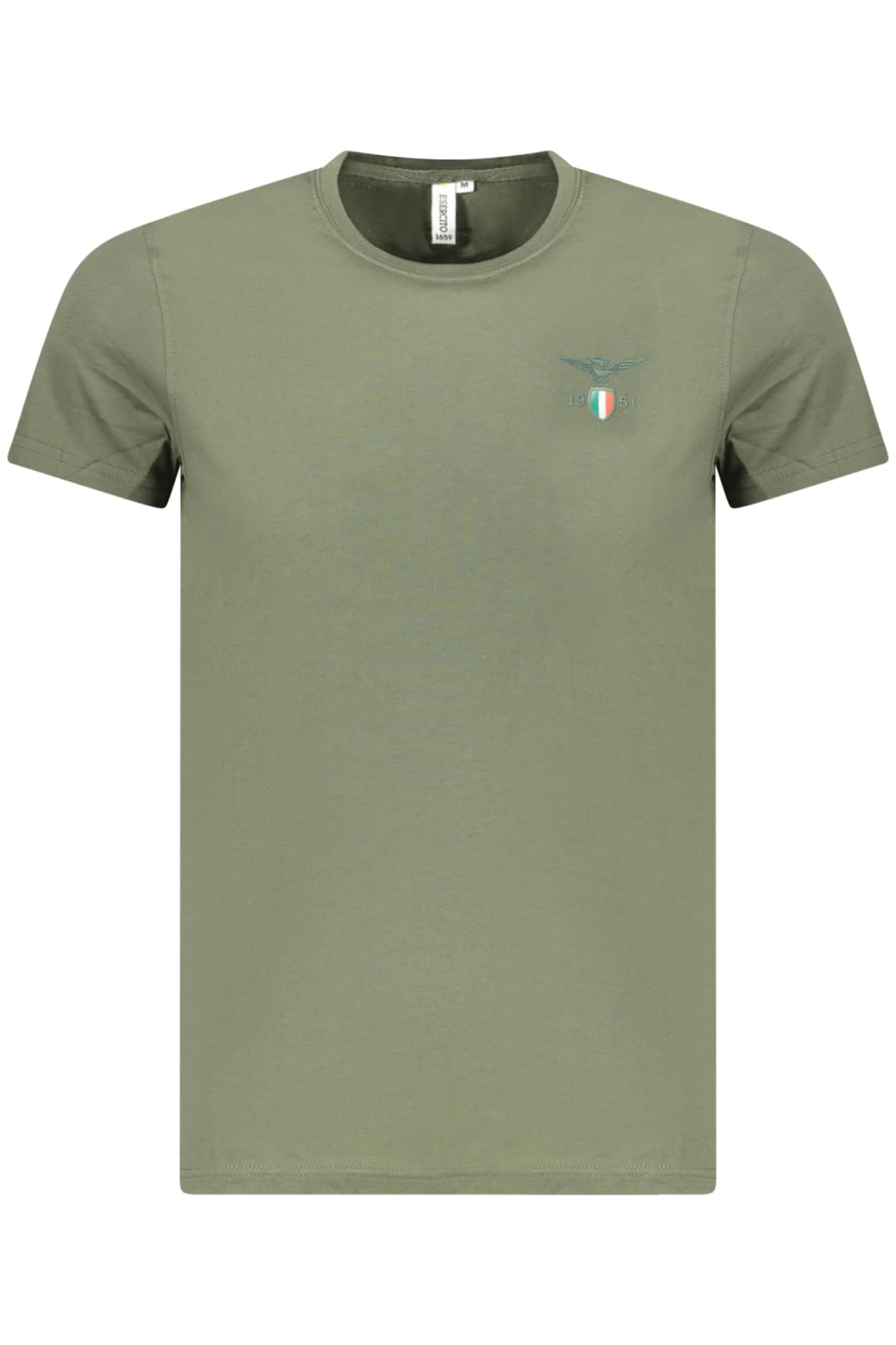 Military academy heren korte mouw t-shirt wit