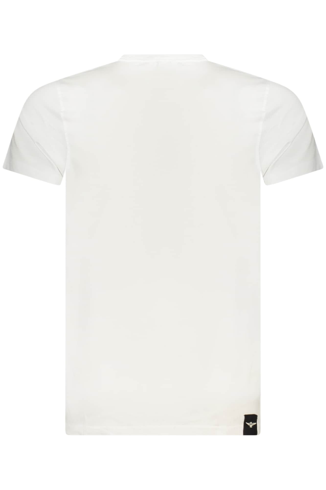 Military academy heren korte mouw t-shirt wit