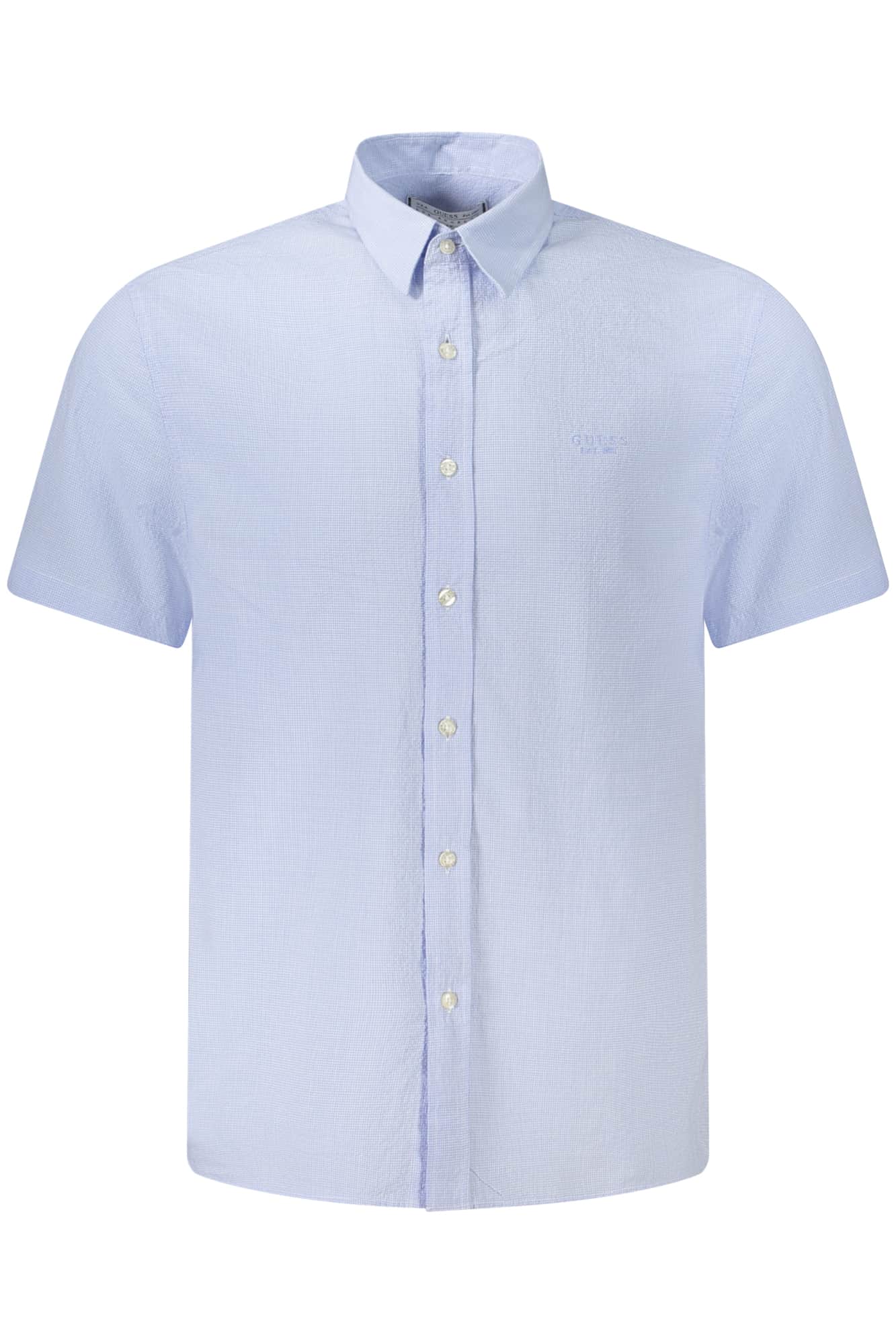 Guess Jeans heren korte mouw shirt, blauw