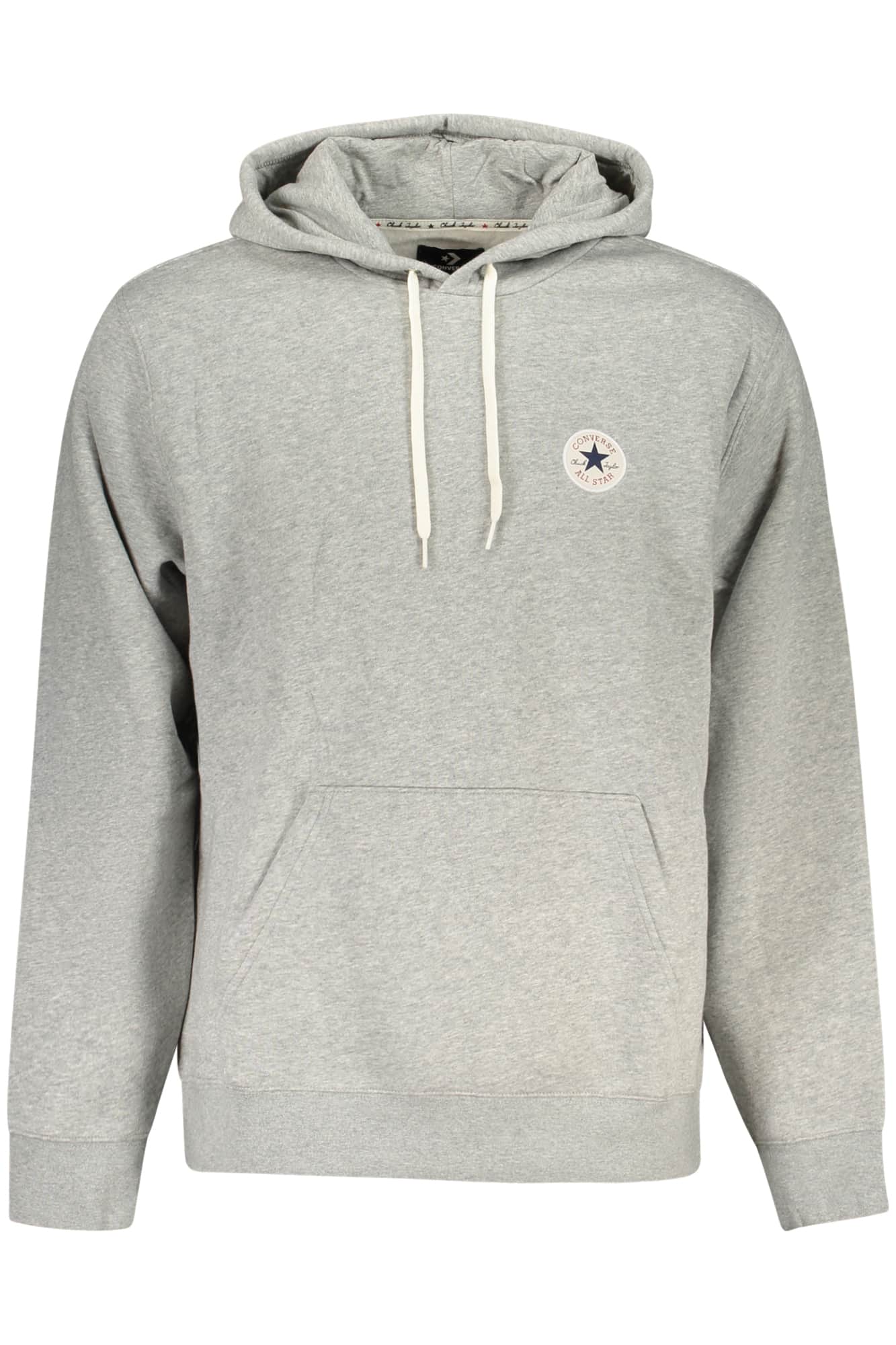 Converse heren grijs met rits sweater