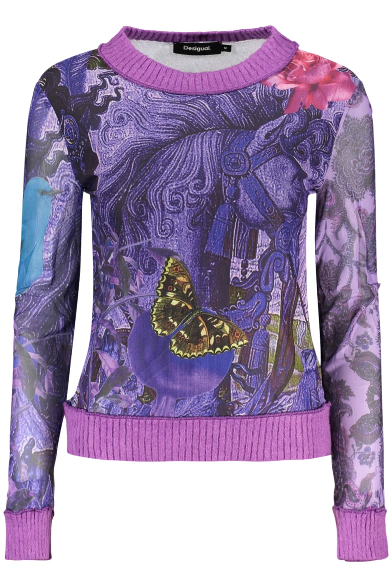 Desigual dames paars sweater