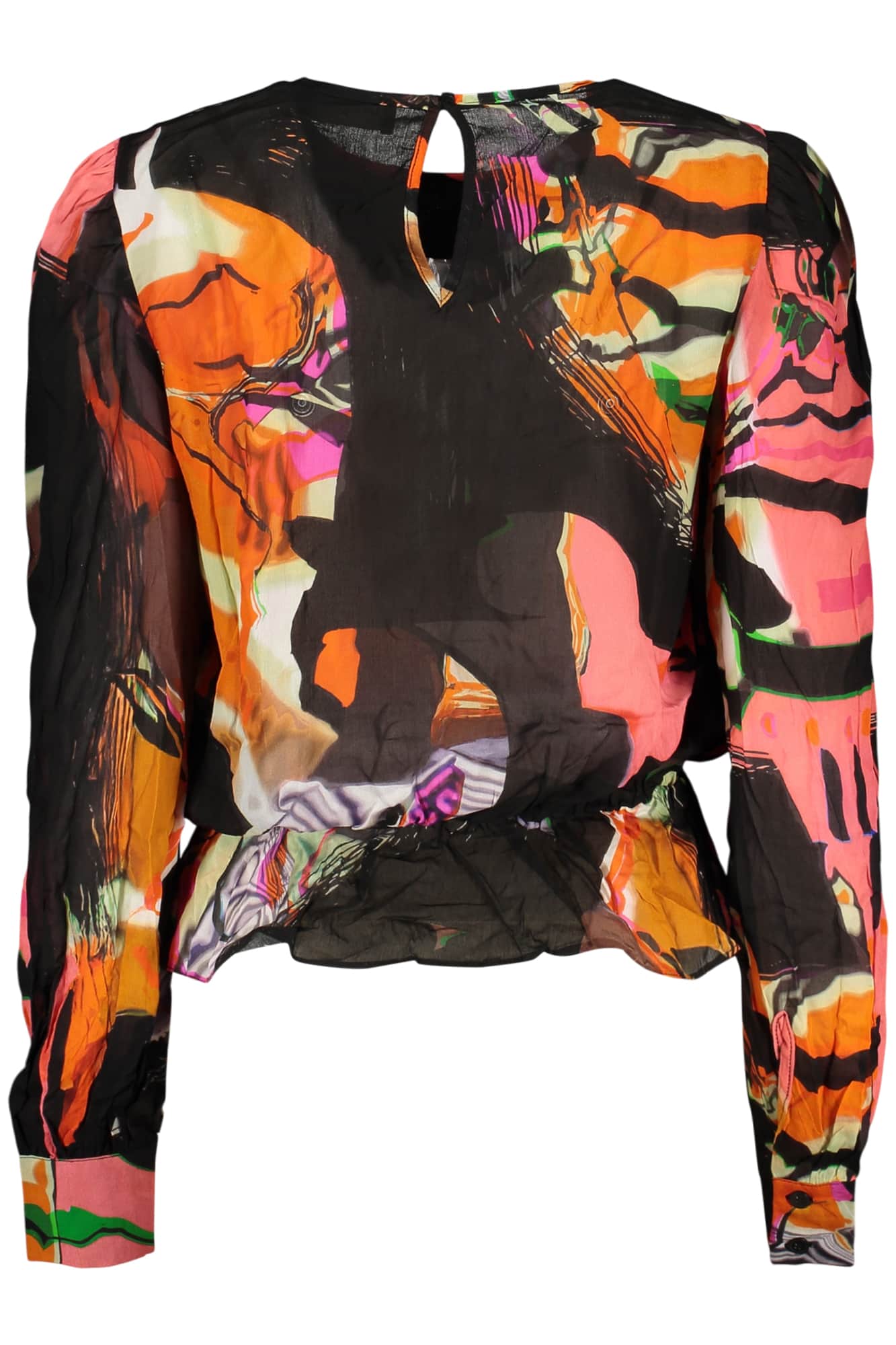 Desigual dames lange mouw shirt zwart