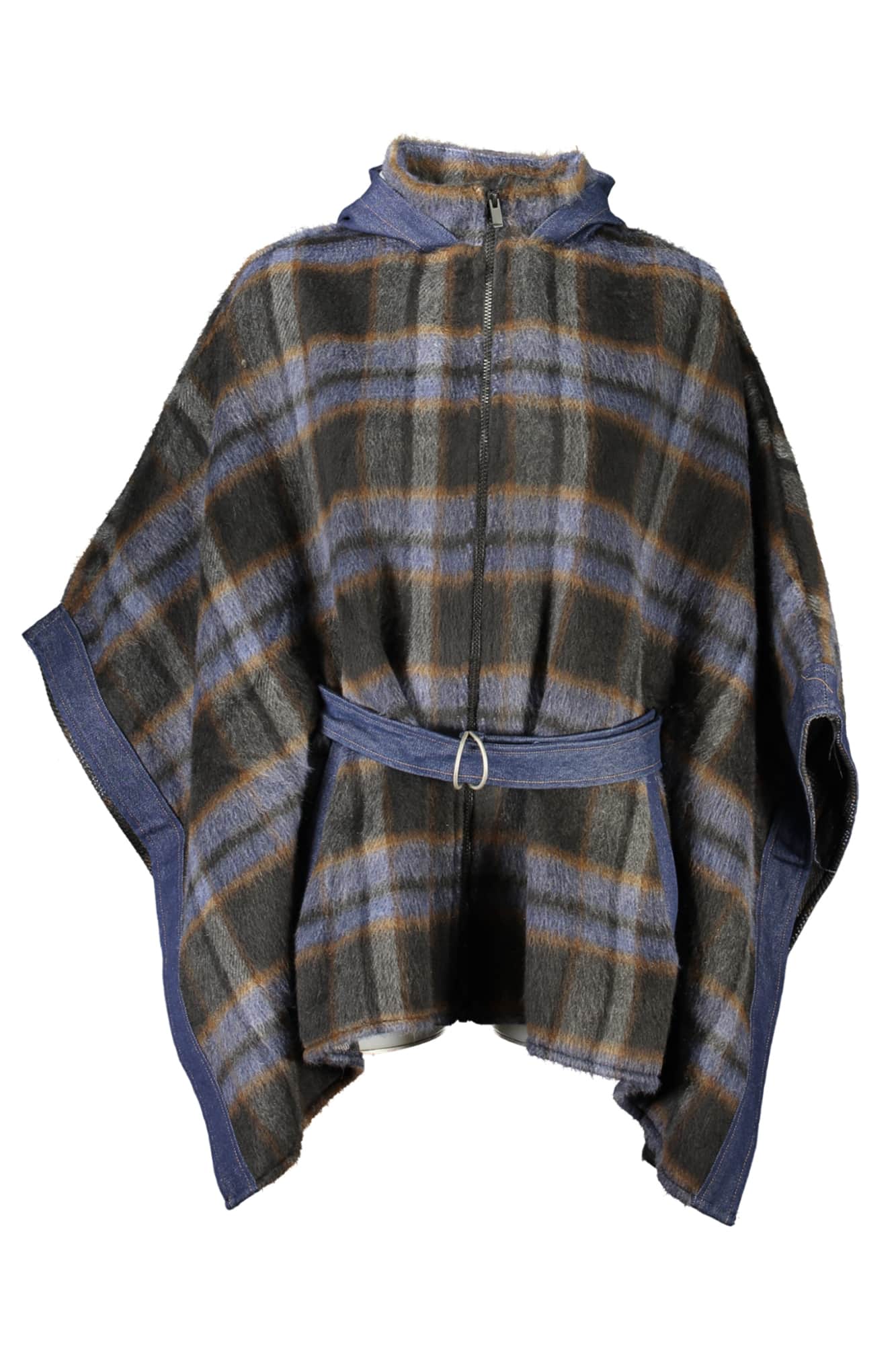 Desigual poncho dames blauw