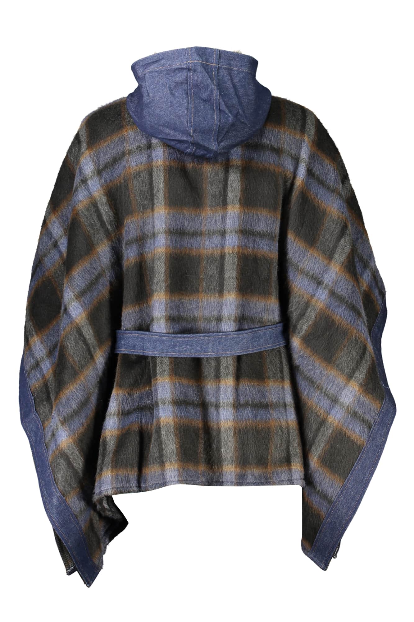 Desigual poncho dames blauw