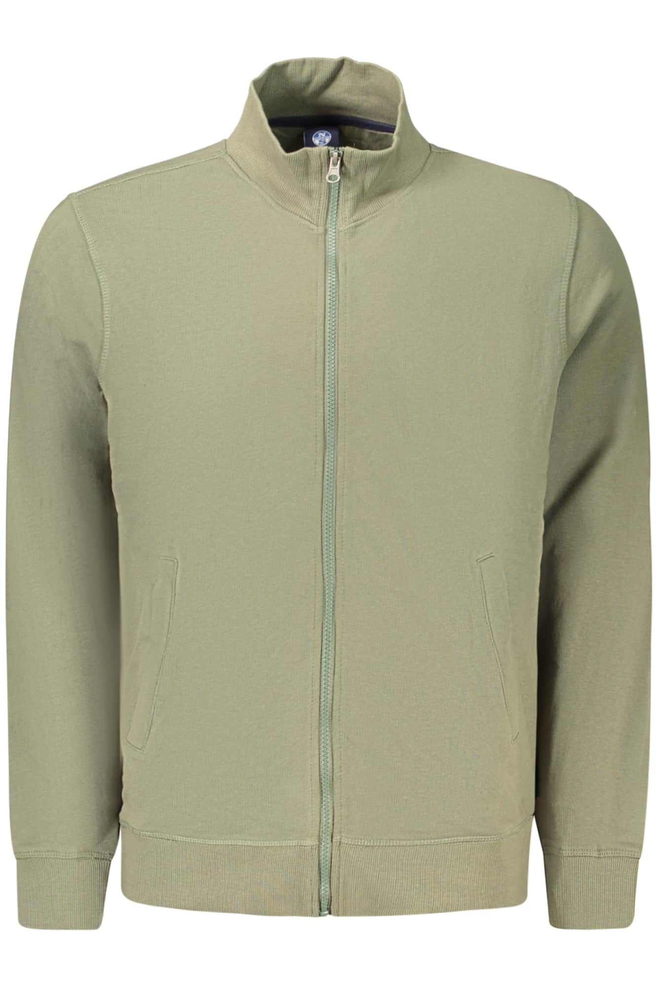 North Sails heren wit met rits sweater