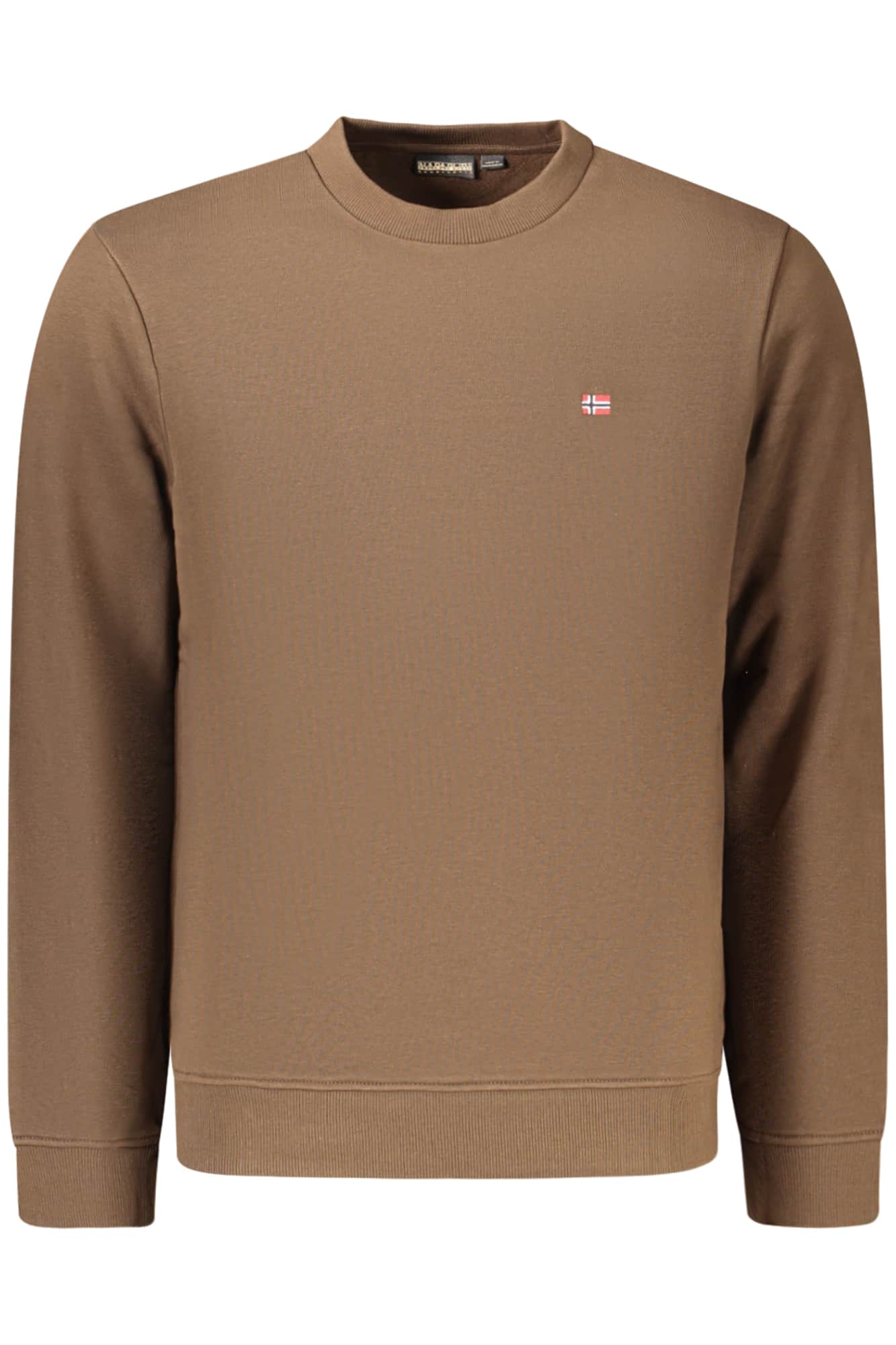Napapijri heren bruin met rits sweater