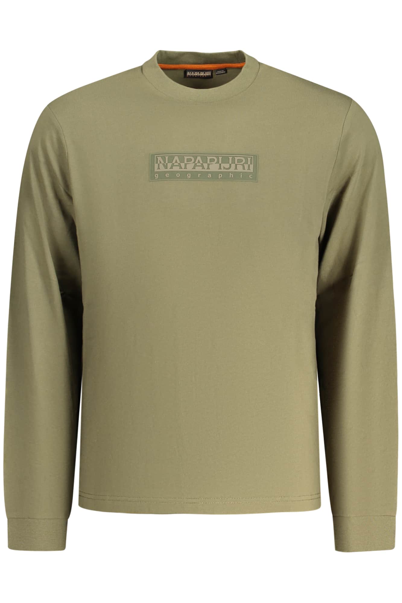 Napapijri heren lange mouw t-shirt groen