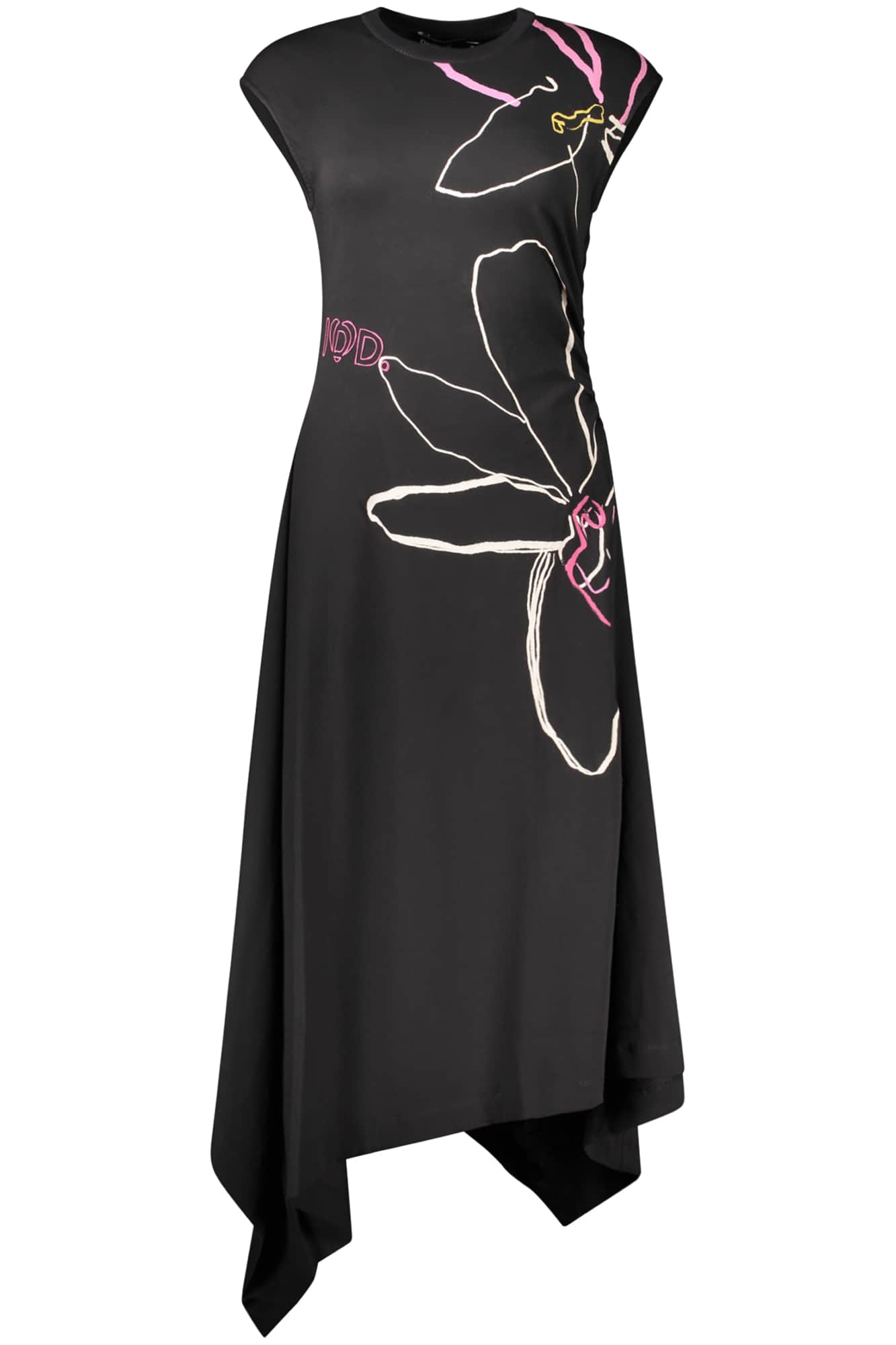 Desigual dames lang zwart jurk