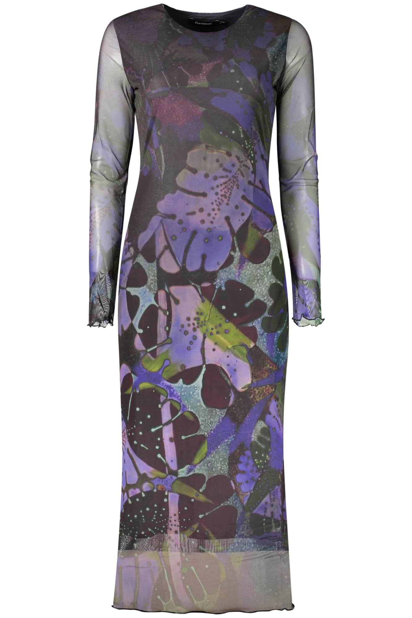 Desigual dames lang paars jurk