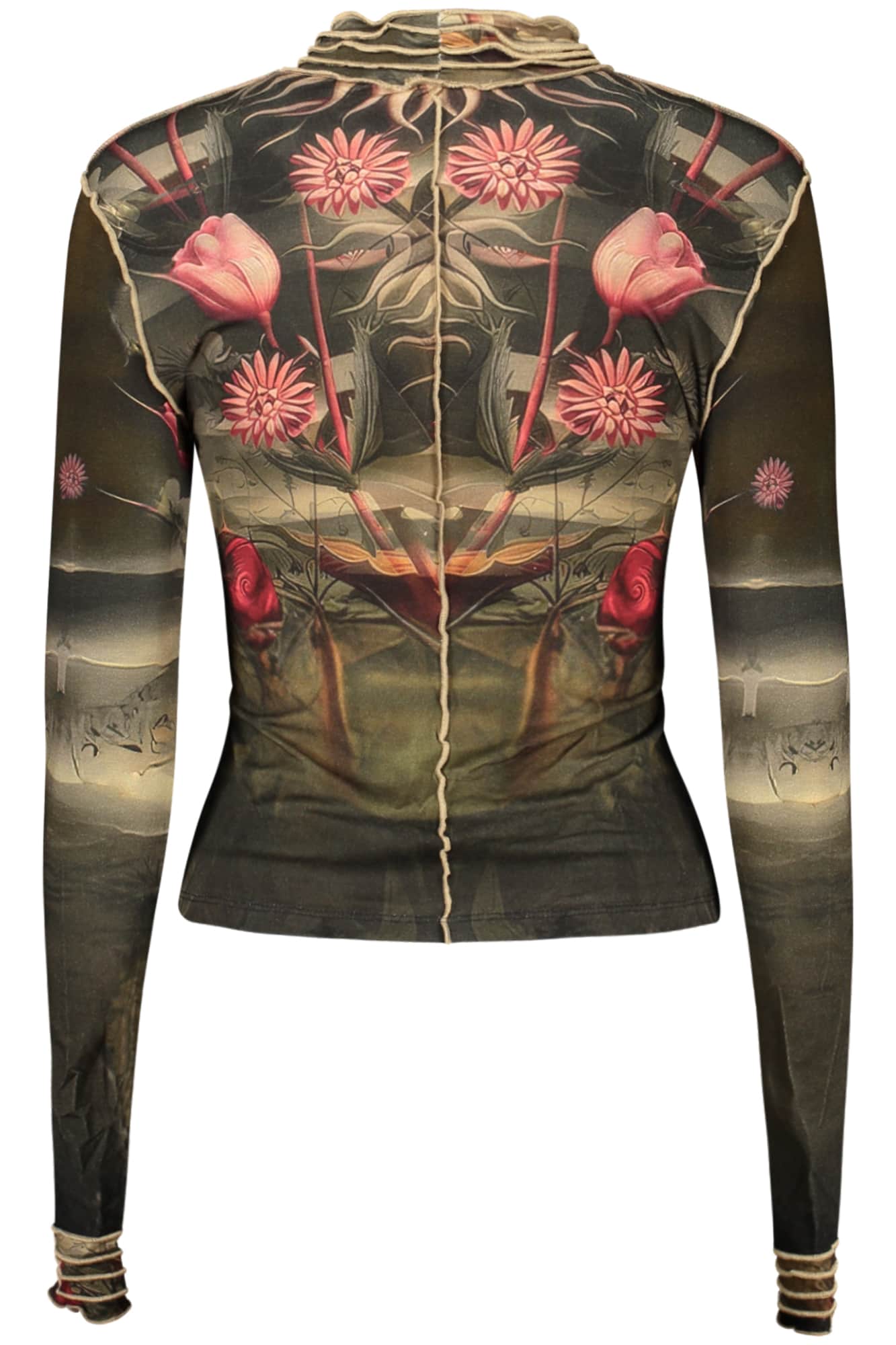 Desigual dames lange mouw t-shirt zwart