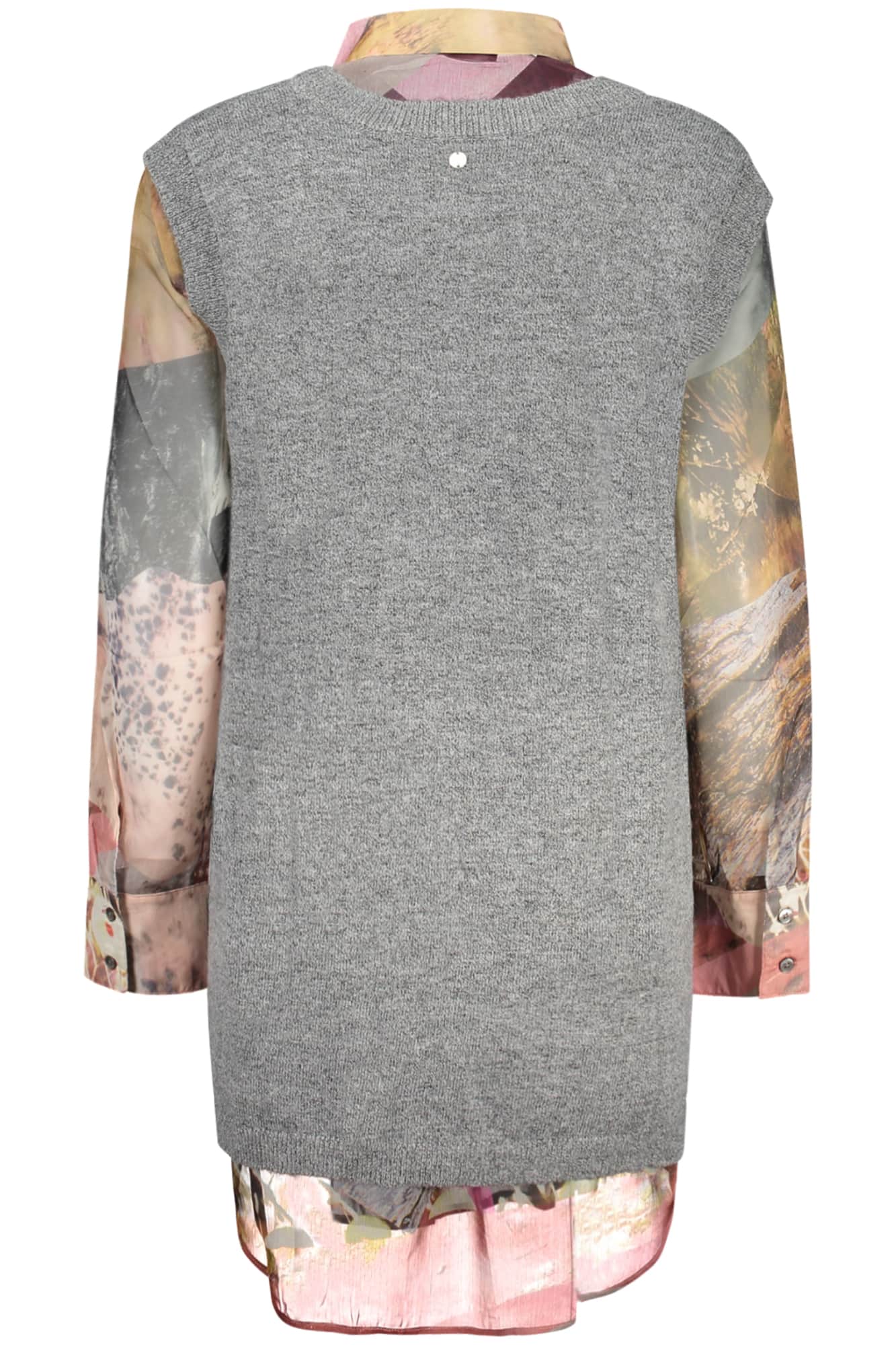 Desigual dames lange mouw shirt, grijs