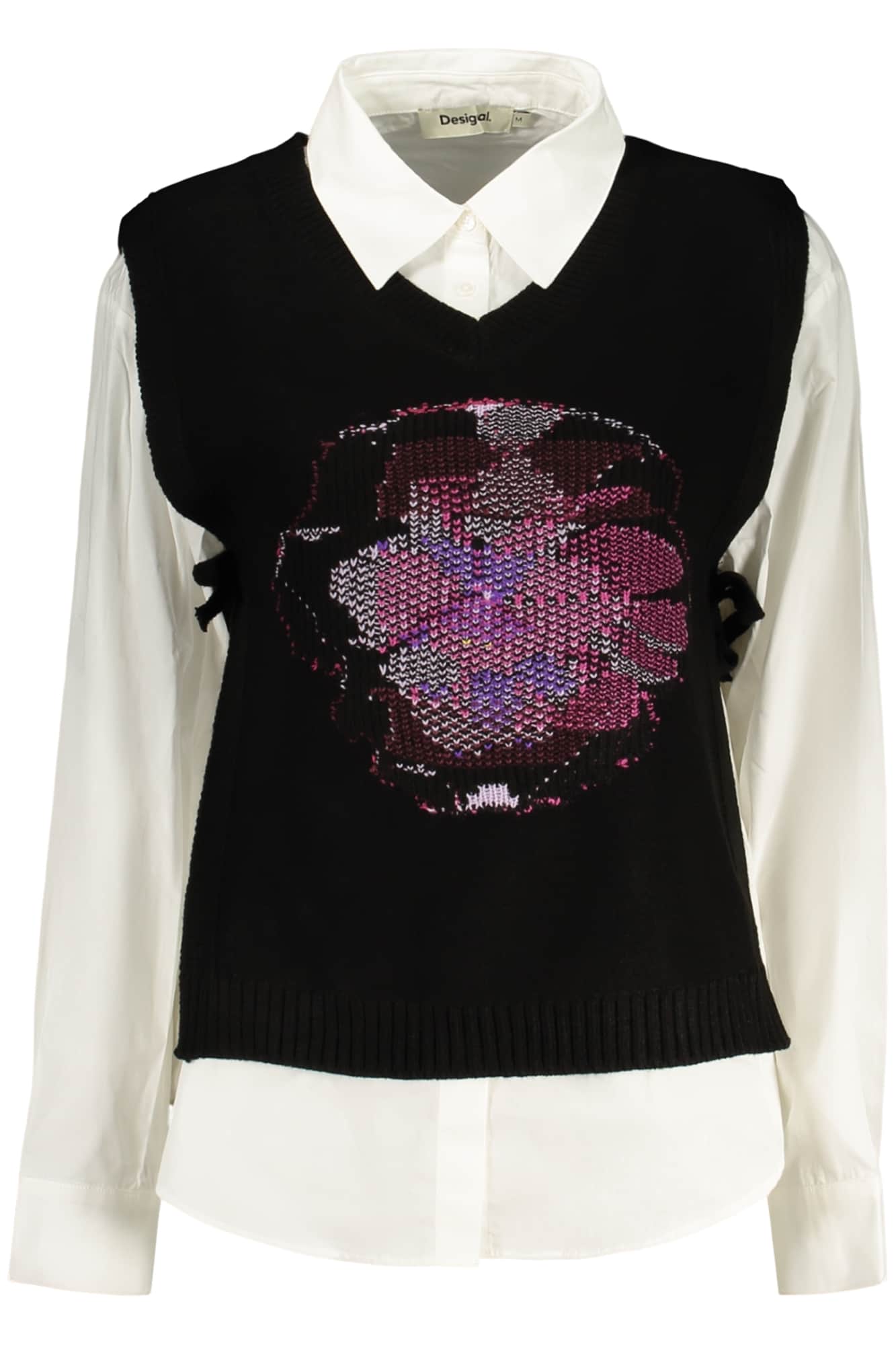 Desigual dames lange mouw shirt zwart