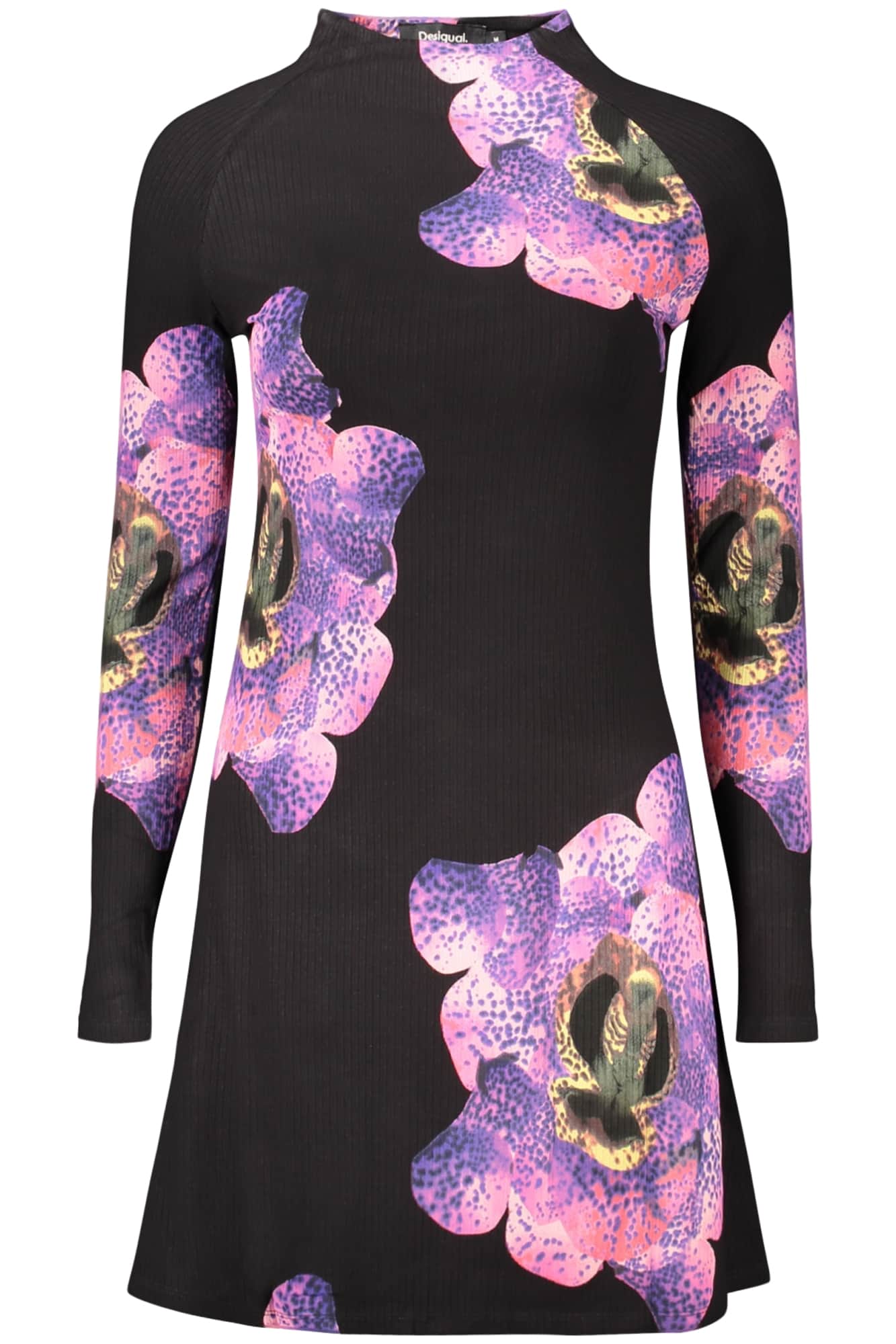Desigual kort jurk voor dames in zwart