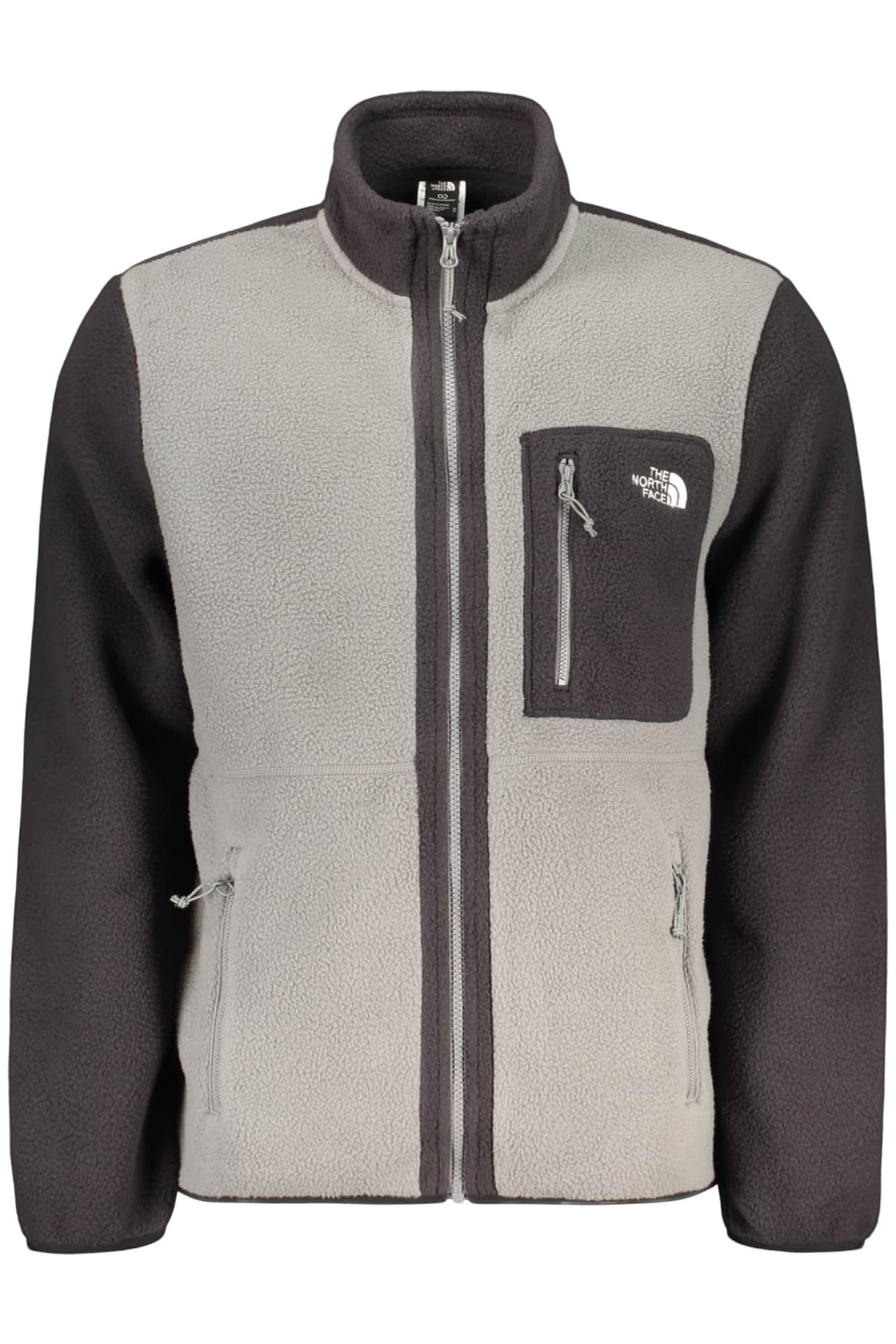 The North Face heren met rits sweater grijs