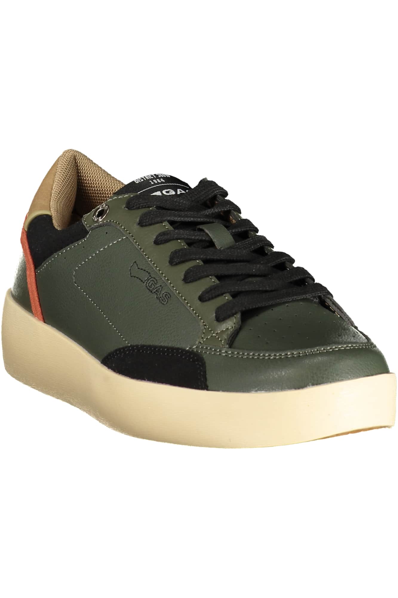 Gas groen heren sportschoenen
