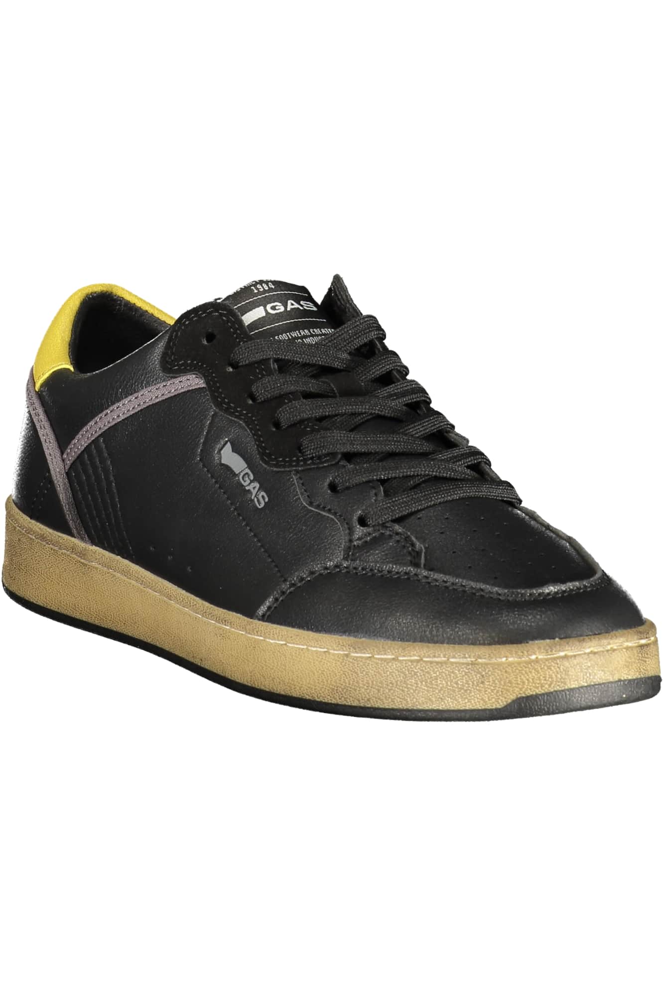 Gas heren zwart sportschoenen