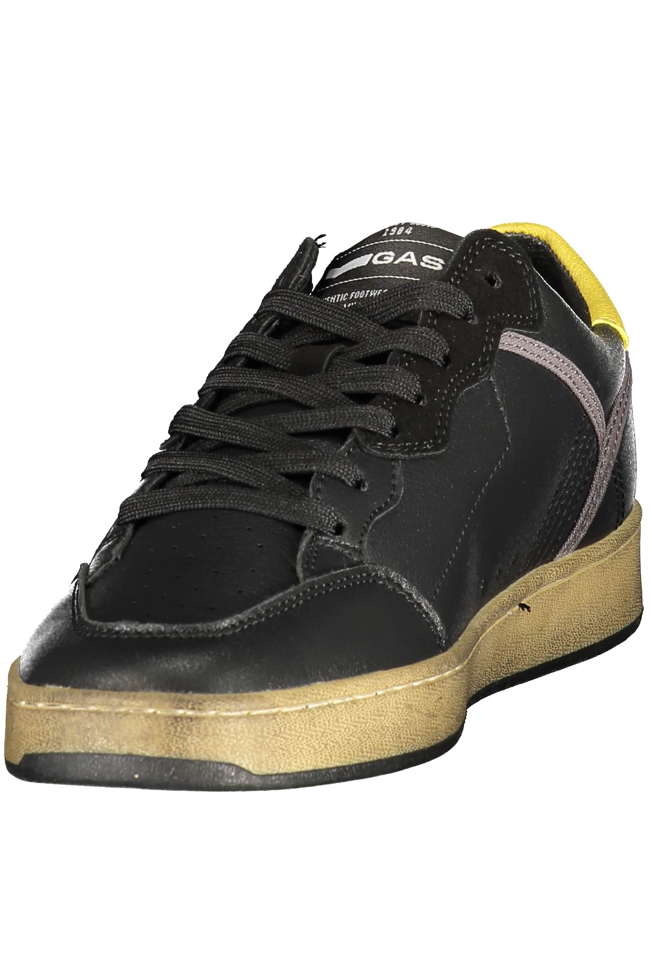 Gas heren zwart sportschoenen