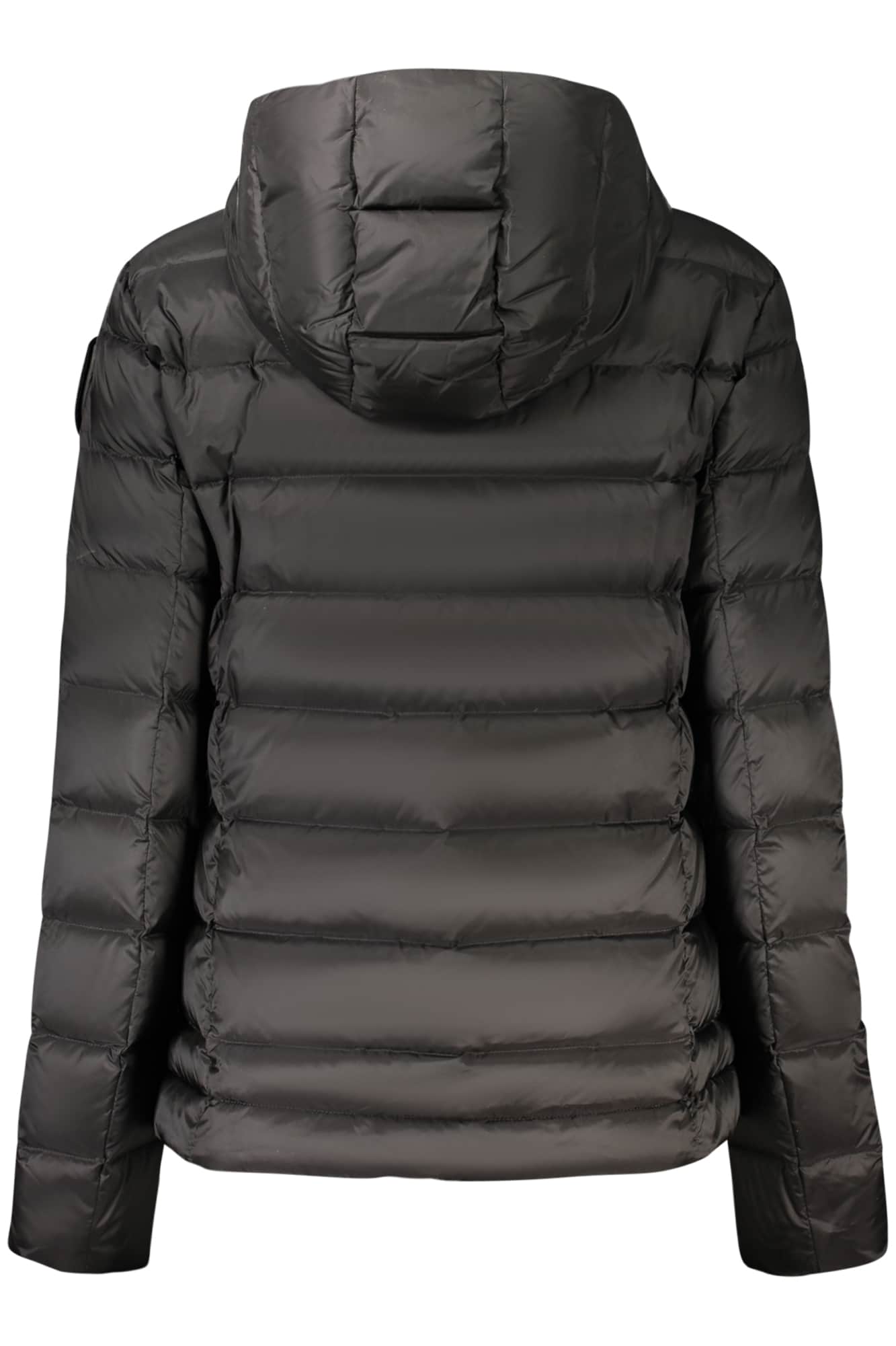 Blauer dames zwart jas