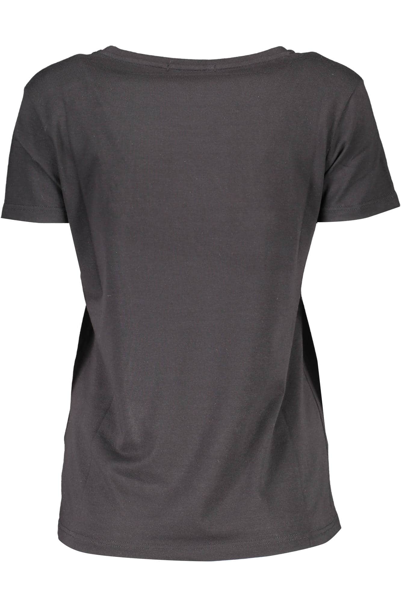 SCERVINO STREET DAMES KORTE MOUW T-SHIRT ZWART