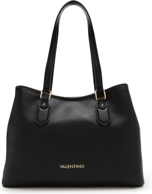 Valentino Zwarte Shopper met Subtiel Logo