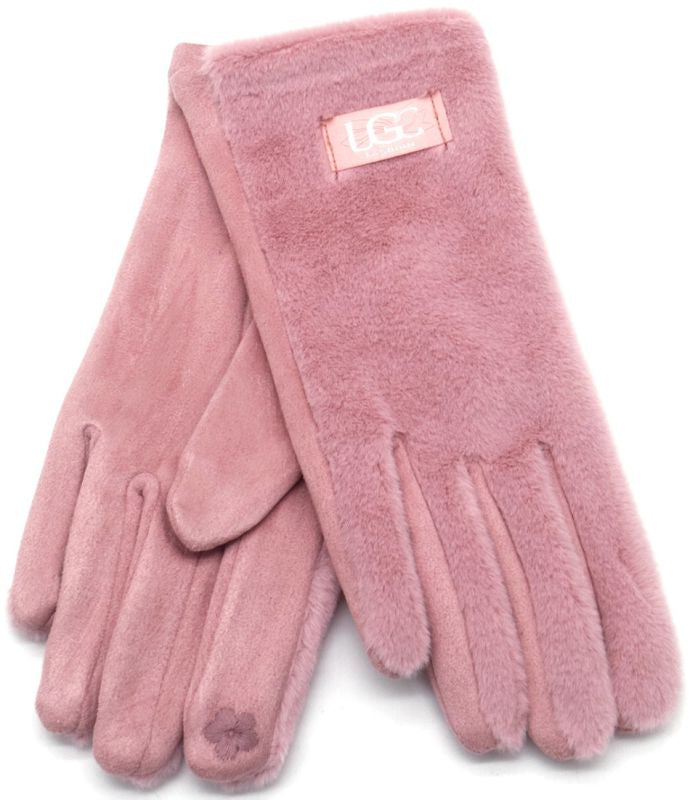 Roze handschoenen