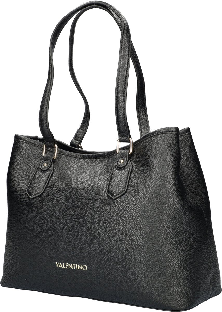 Valentino Zwarte Shopper met Subtiel Logo